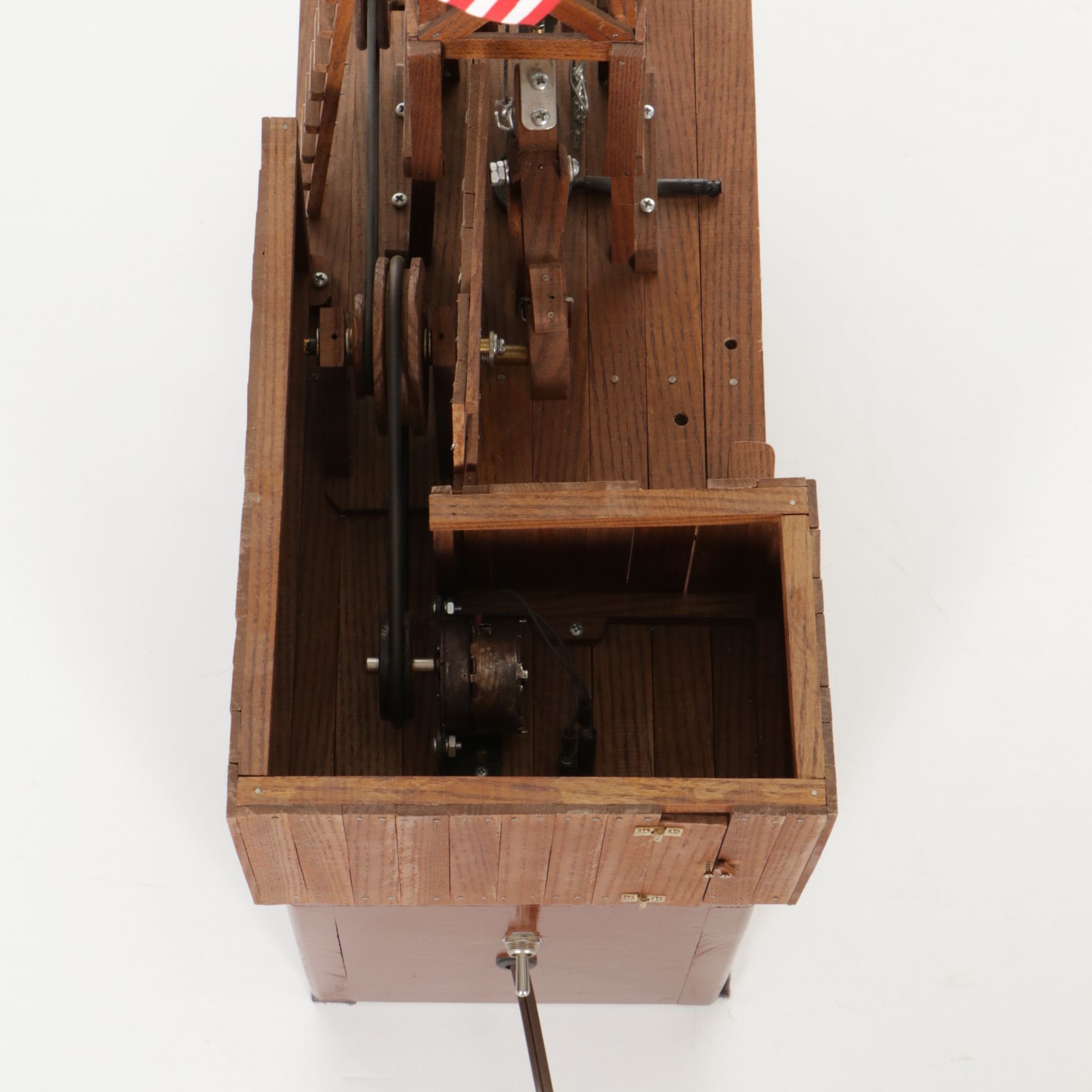 Hand-Crafted Oil Derrick Animated Model