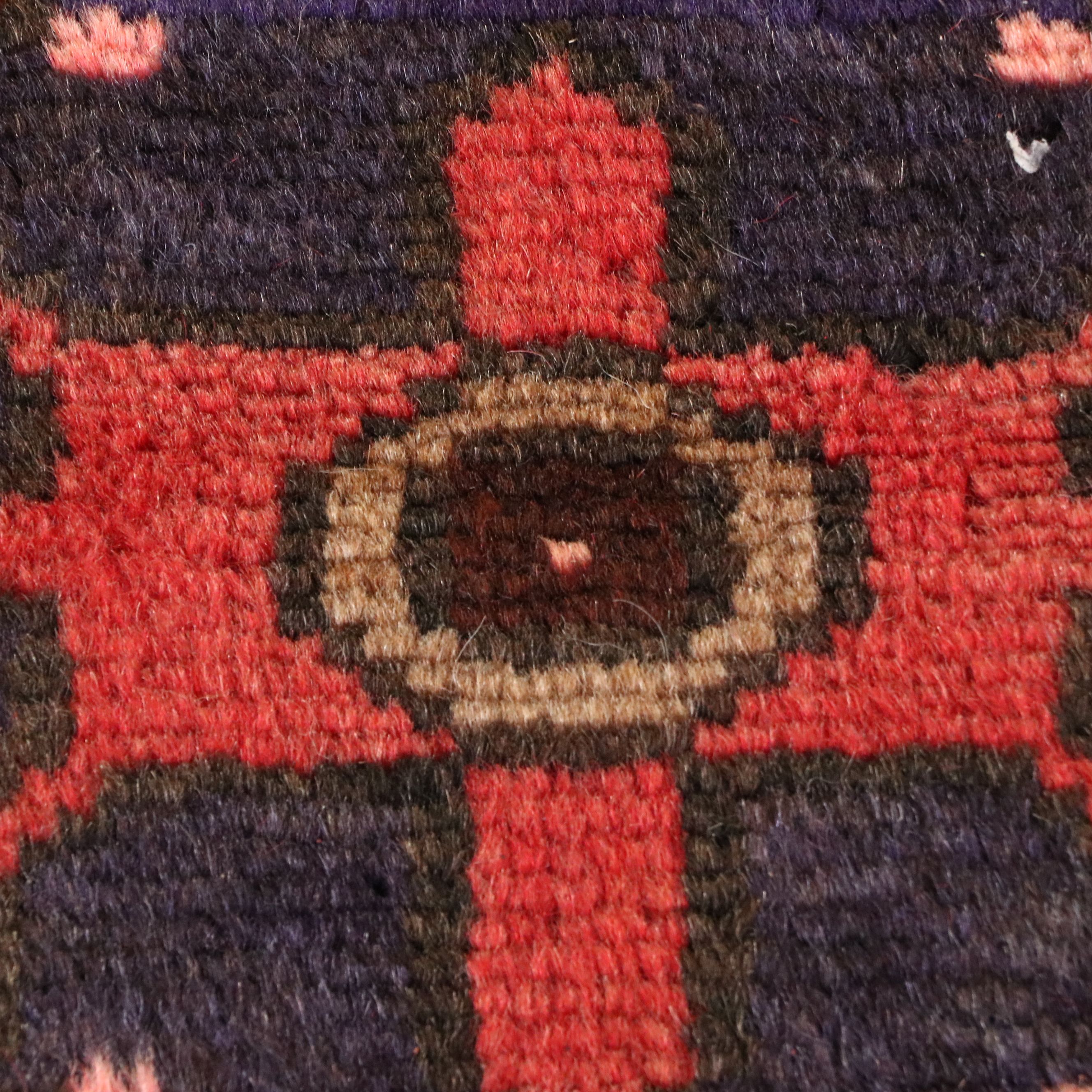 3'4 x 6'8 Hand-Knotted Persian Hamadan Area Rug