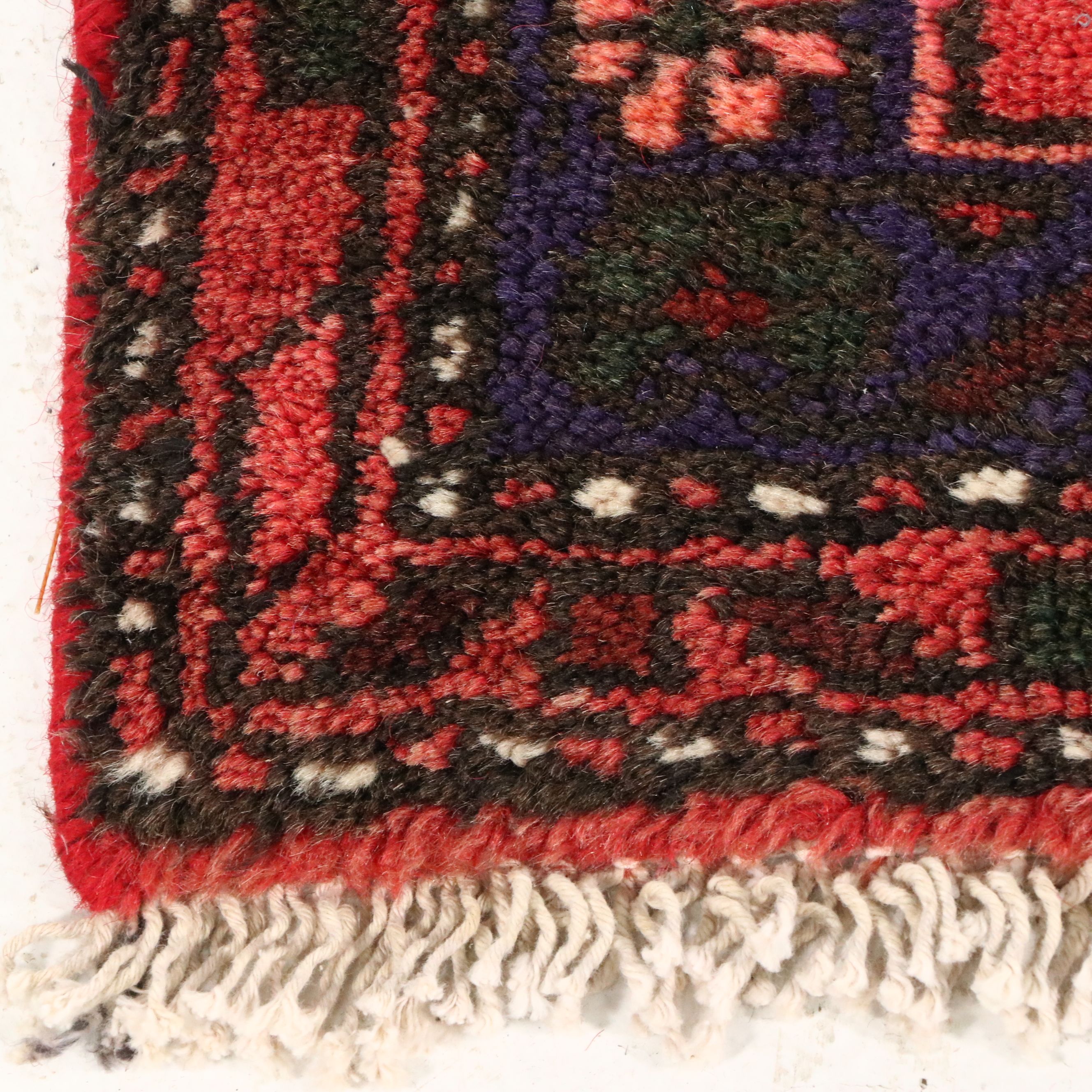 3'4 x 6'8 Hand-Knotted Persian Hamadan Area Rug