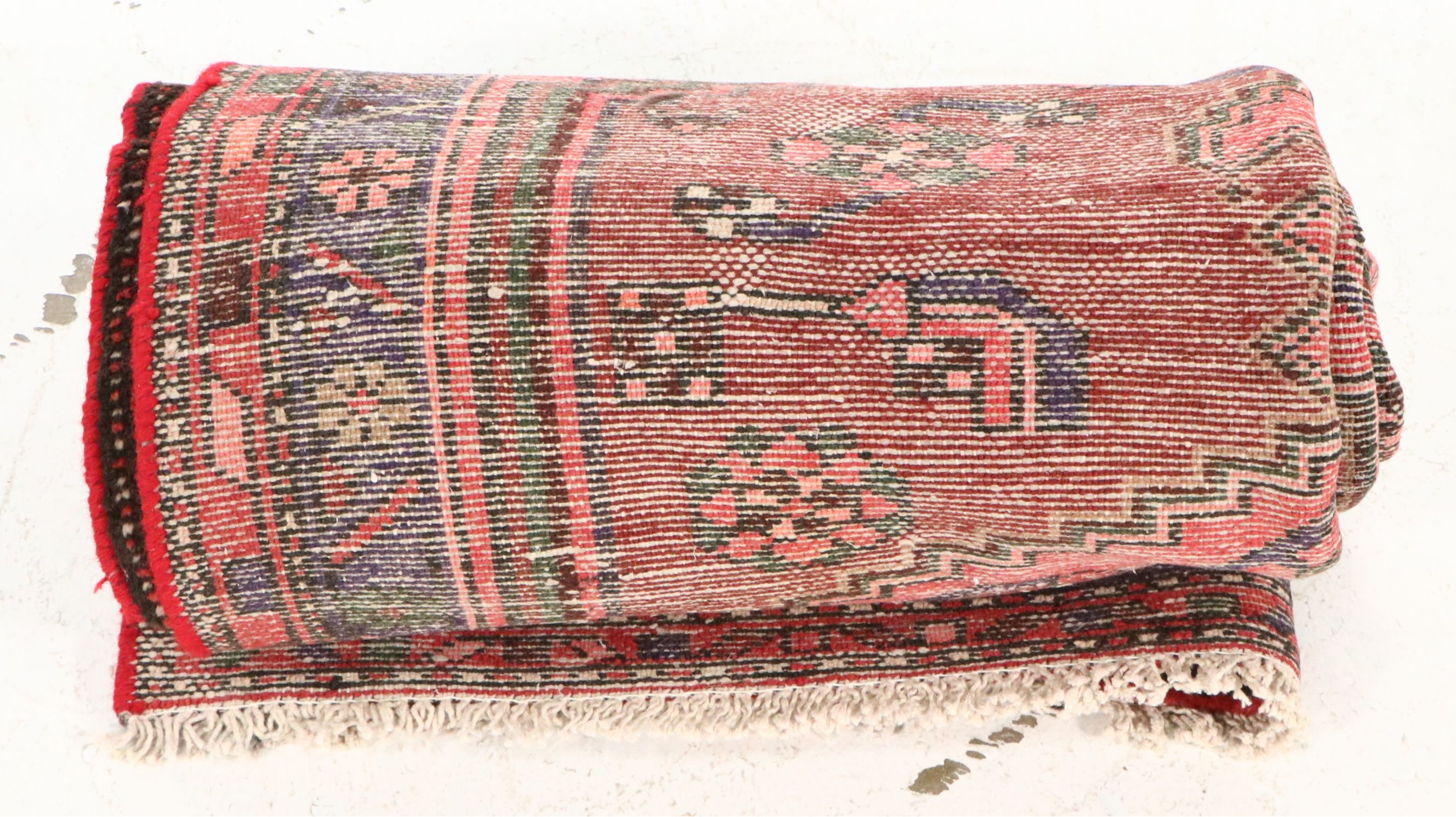 3'4 x 6'8 Hand-Knotted Persian Hamadan Area Rug