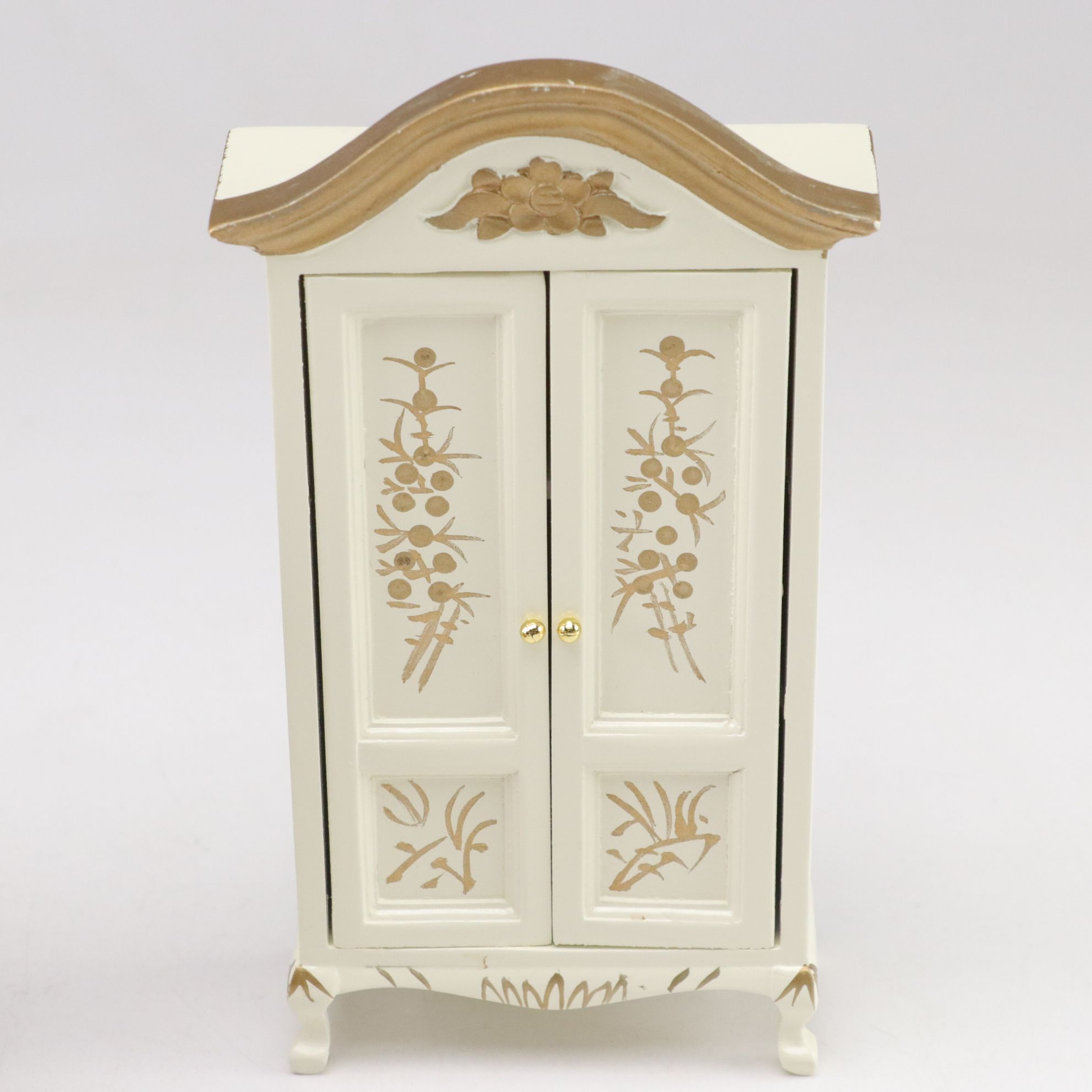 Miniature Victorian Style Doll House Bedroom and Bathroom Furniture Sets