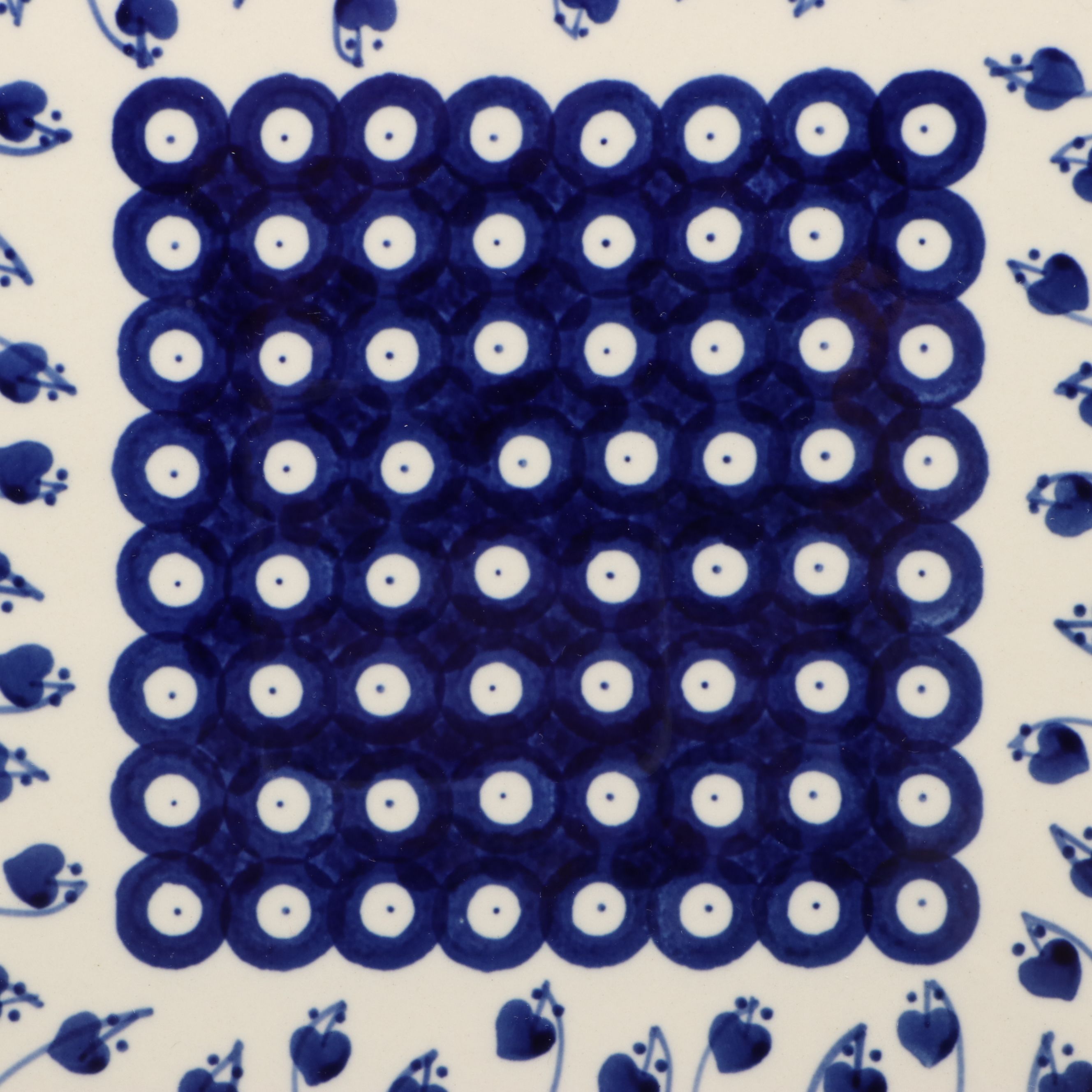 Ceramika Artystyczna Bolesławiec Polish Ceramic Tray and Ramekins