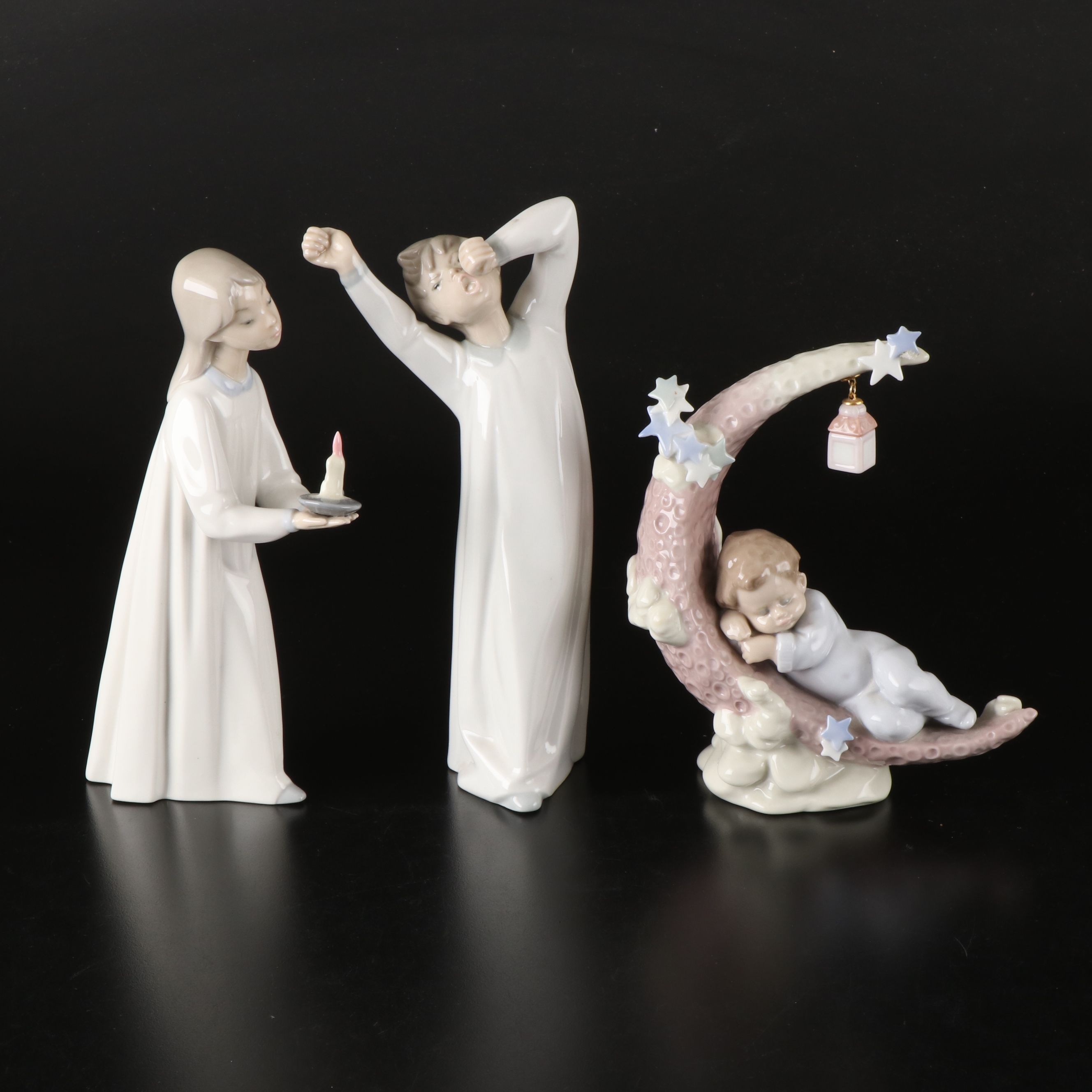 Lladró "Heavenly Slumber," and "Boy Yawning" and More Porcelain Figures