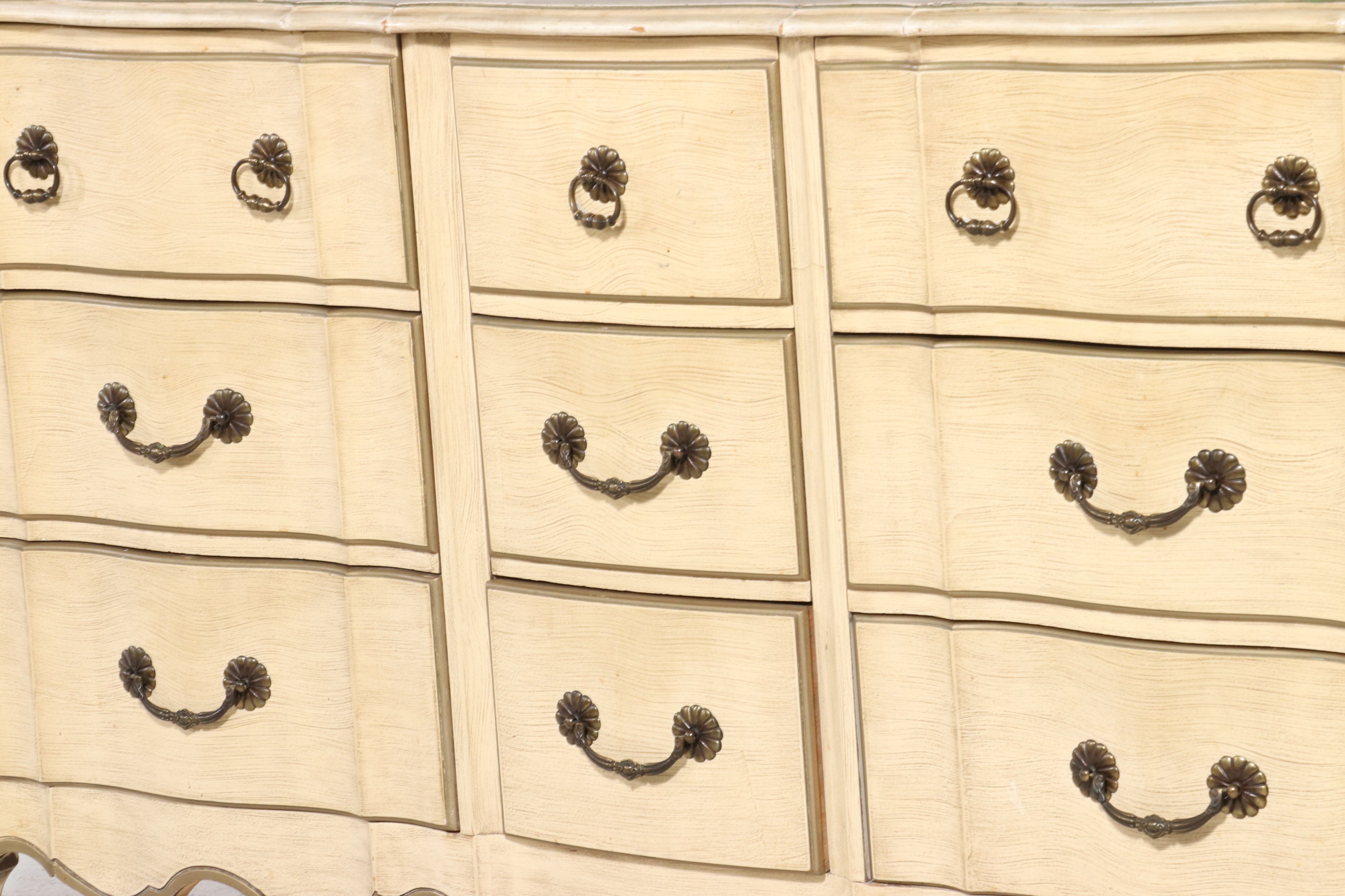Five-Piece French Provincial Style Bedroom Suite, Mid to Late 20th Century