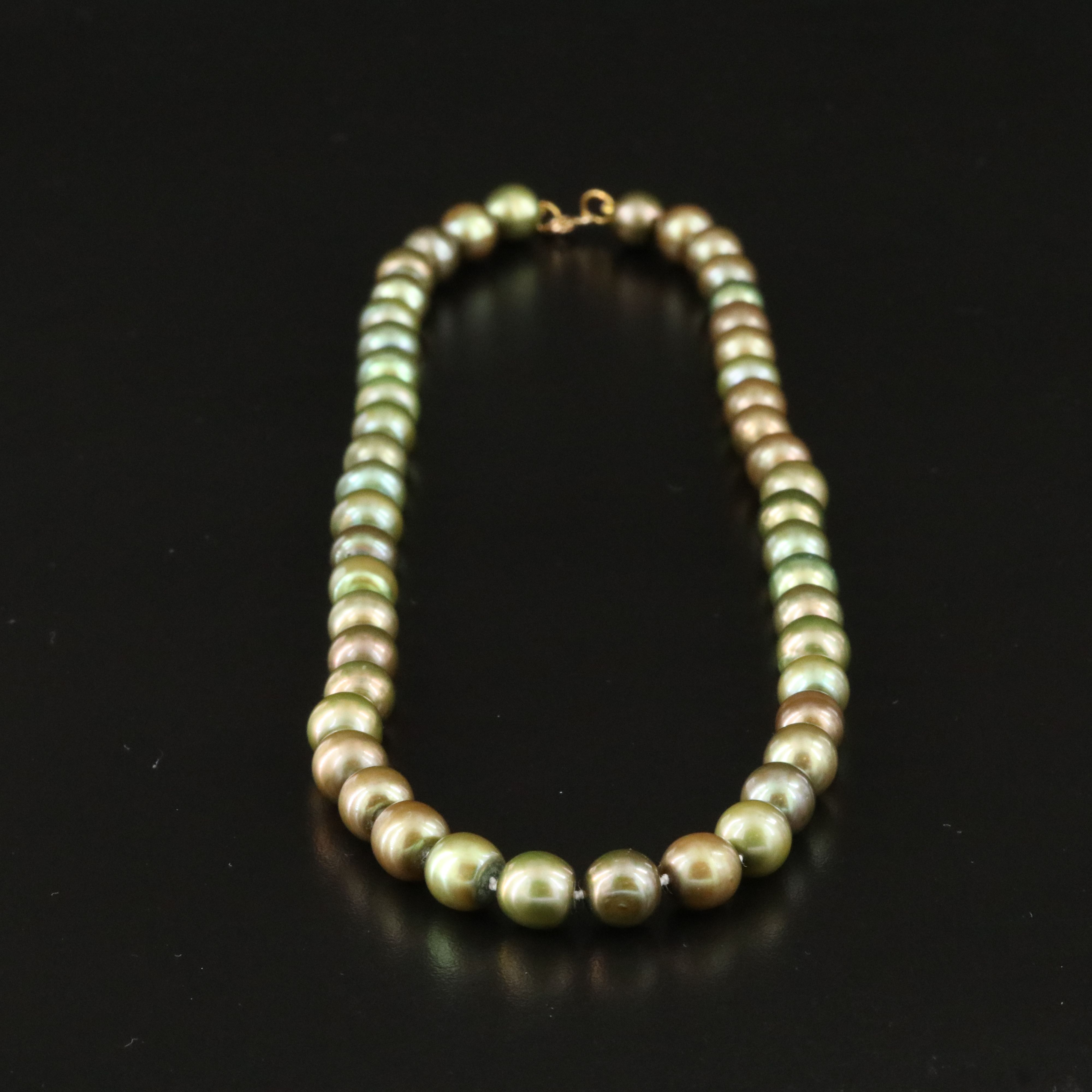 Pearl Necklace with 14K Clasp