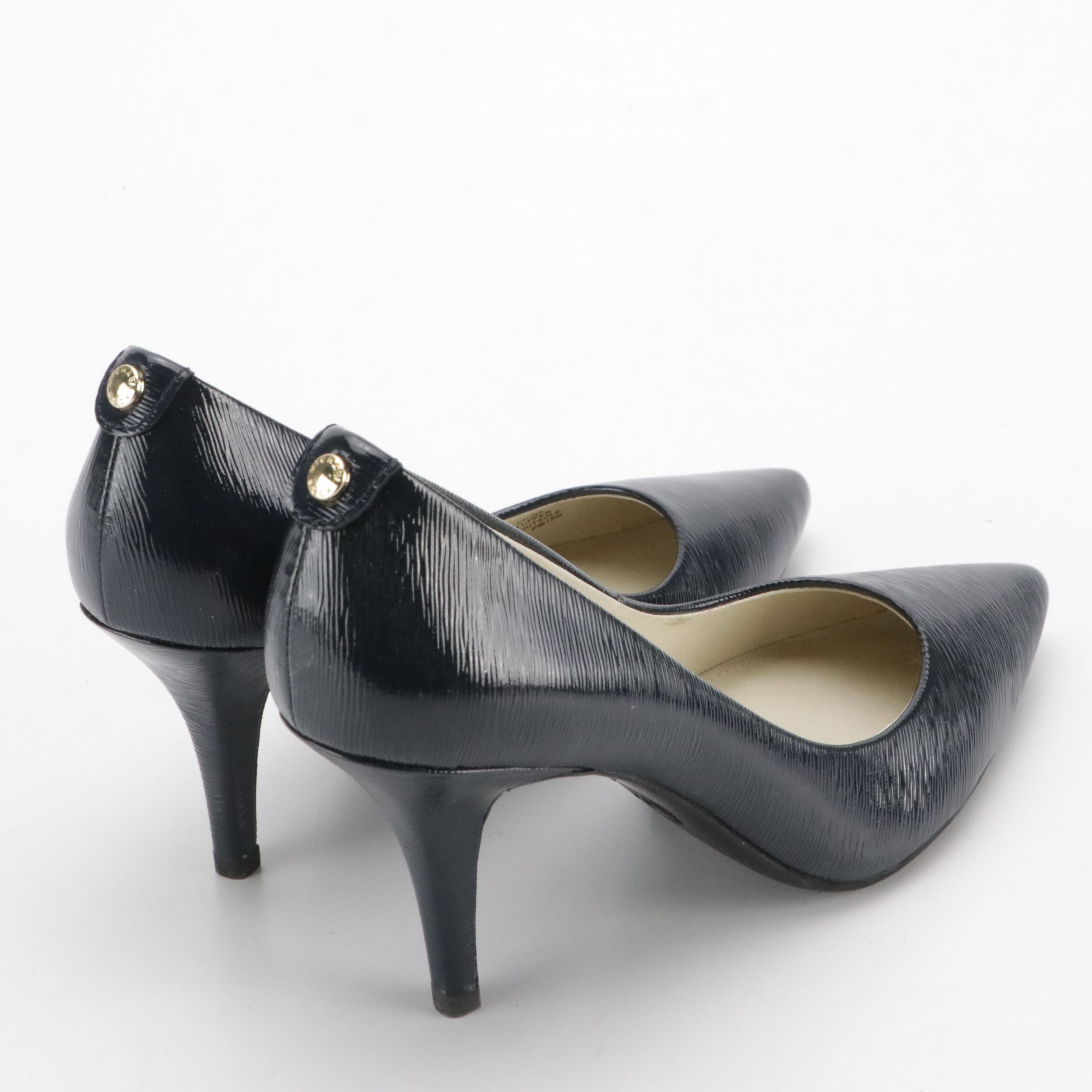 MICHAEL Michael Kors Textured Patent Leather Pumps and UGG Suede Moccasins