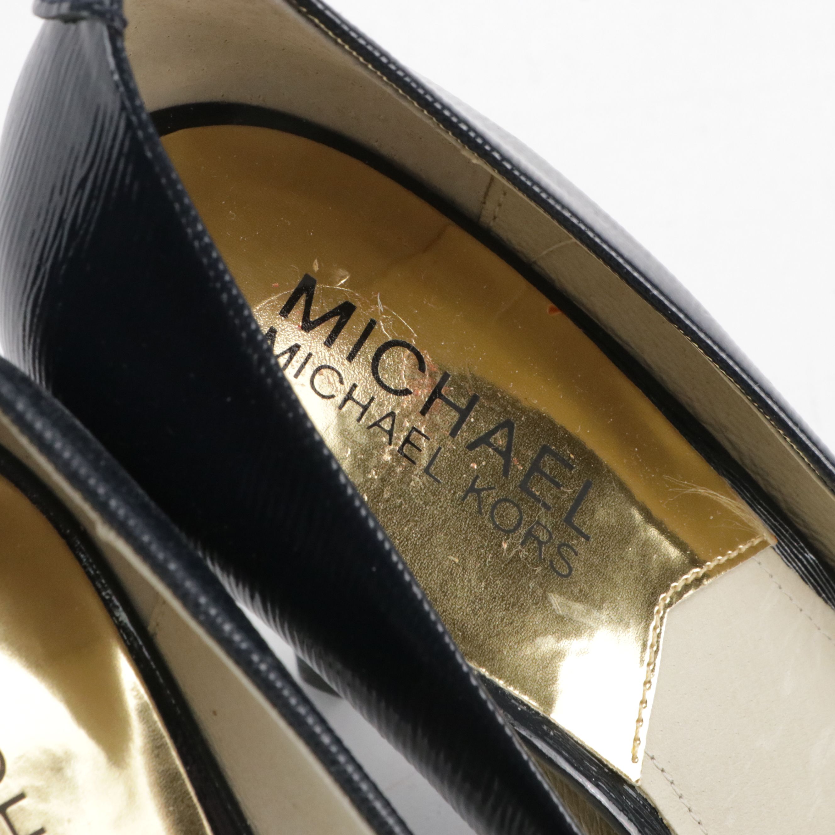 MICHAEL Michael Kors Textured Patent Leather Pumps and UGG Suede Moccasins