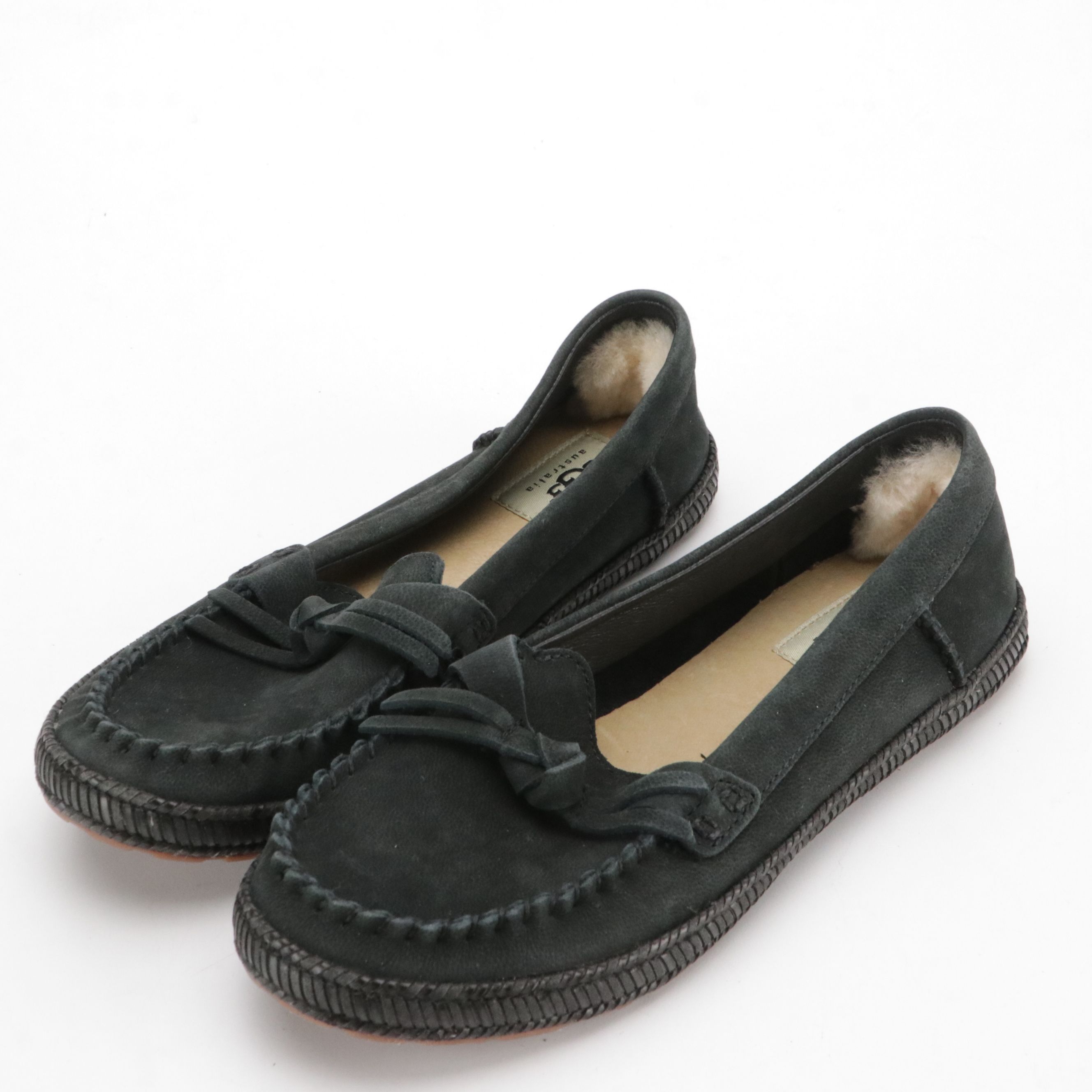 MICHAEL Michael Kors Textured Patent Leather Pumps and UGG Suede Moccasins