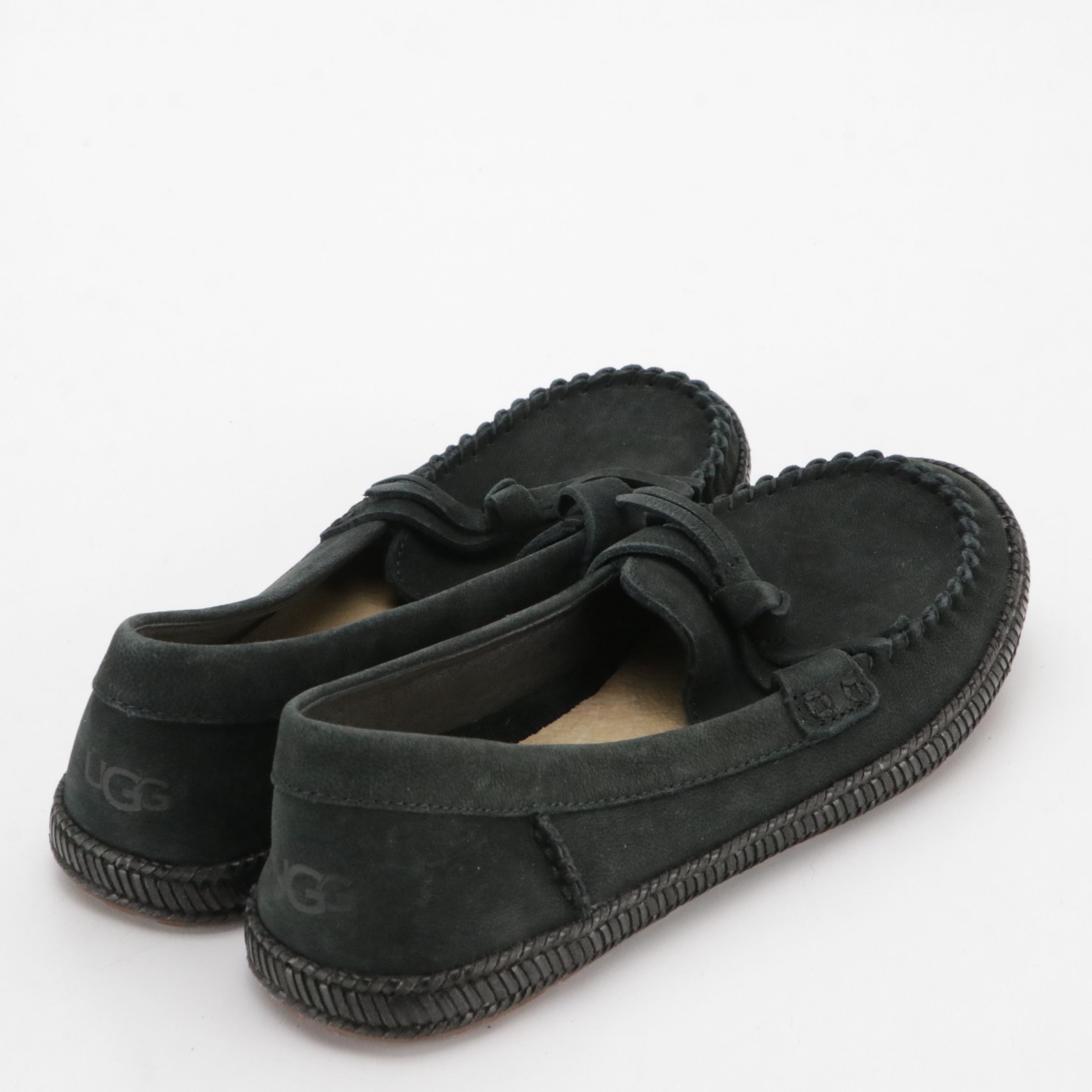 MICHAEL Michael Kors Textured Patent Leather Pumps and UGG Suede Moccasins