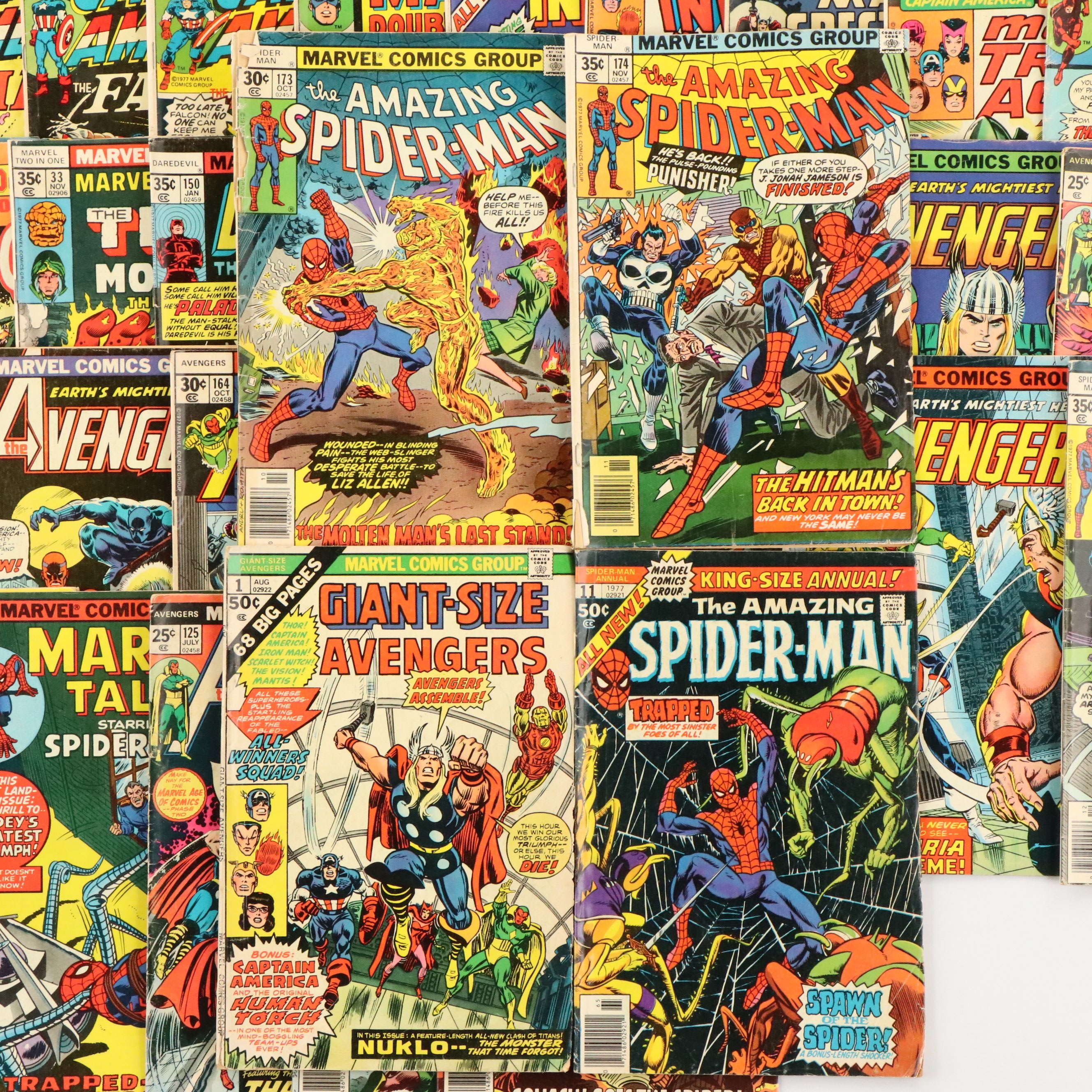 "Giant-Size Avengers", "The Amazing Spider-Man" and Other Marvel Comics