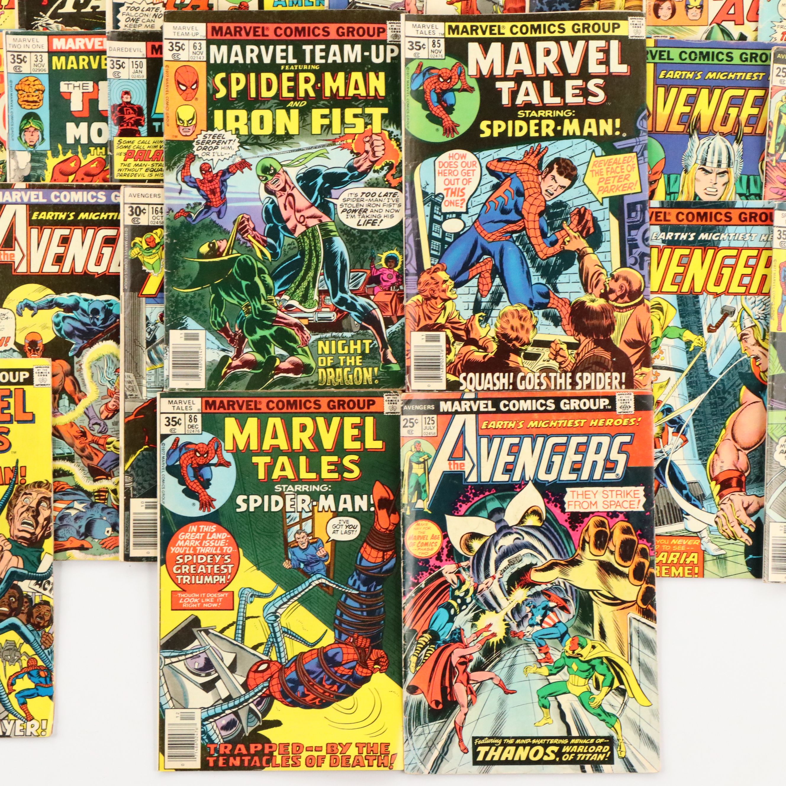 "Giant-Size Avengers", "The Amazing Spider-Man" and Other Marvel Comics