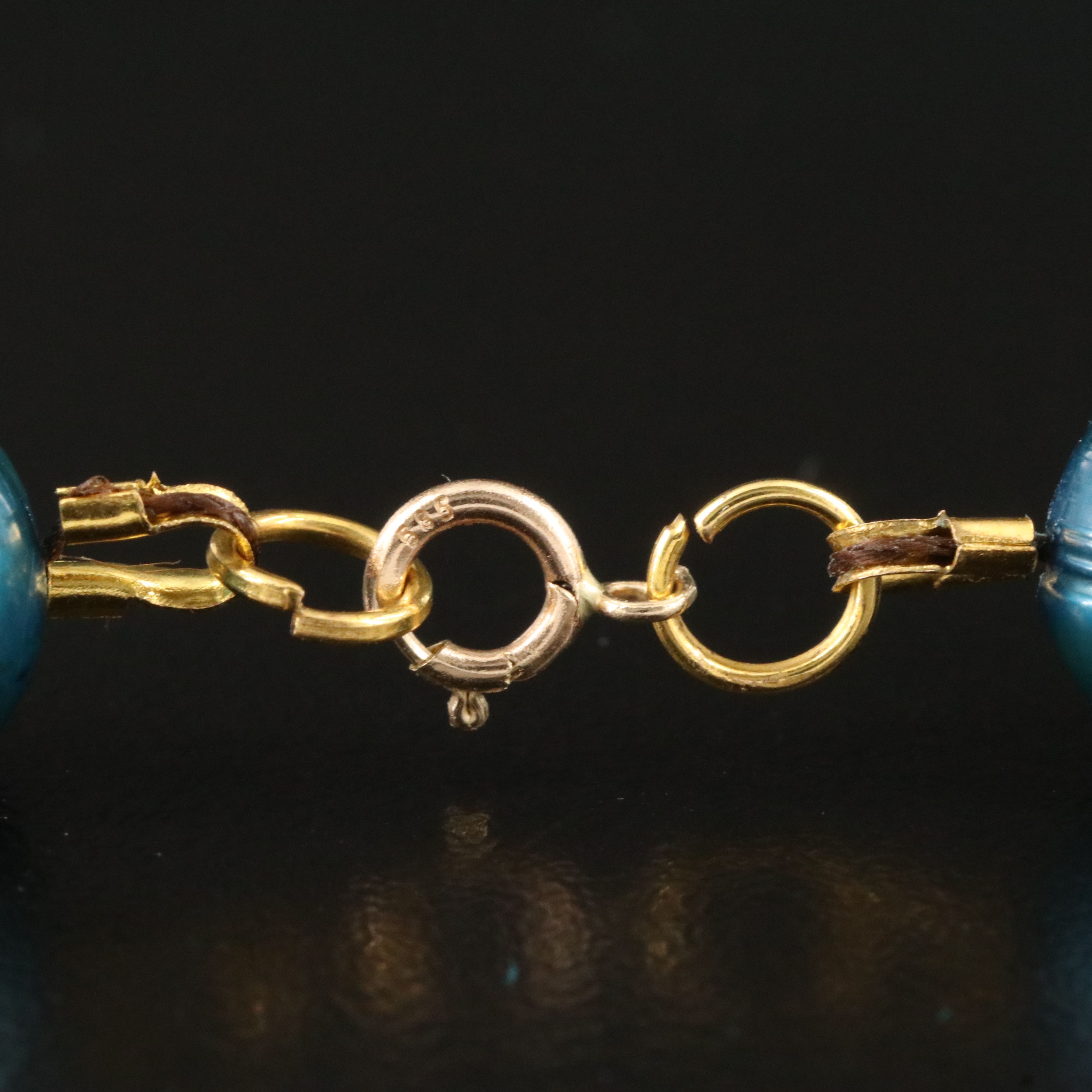 9.50 × 10.50 MM Pearl Necklace with 14K Clasp