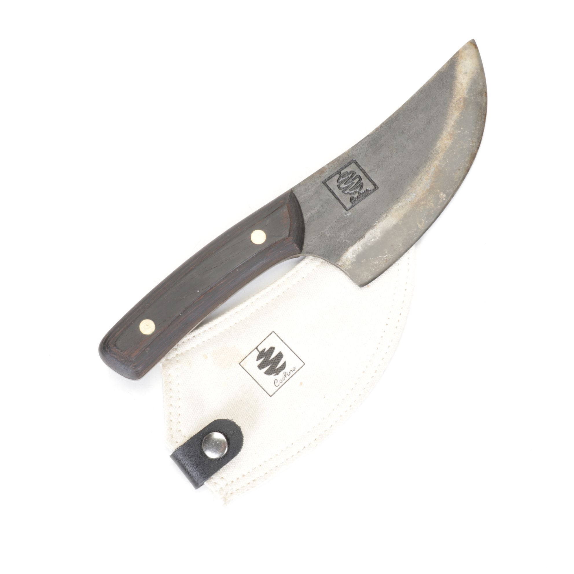 Coolina "Big Badass" Hand-Forged Kitchen Knife Trio With Promaja 6" Chef's Knife