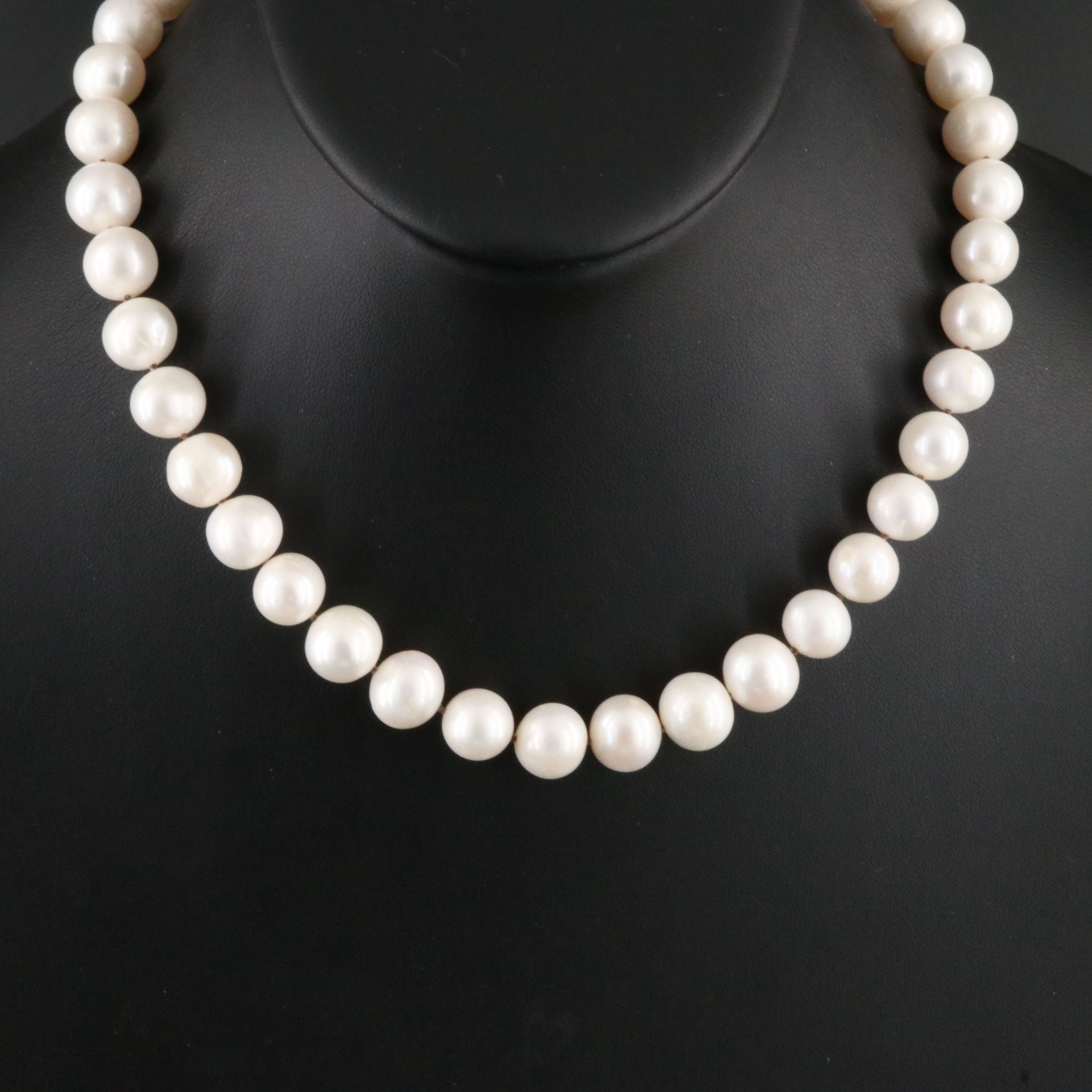 9.00 × 10.00 MM Pearl Necklace with 14K Clasp
