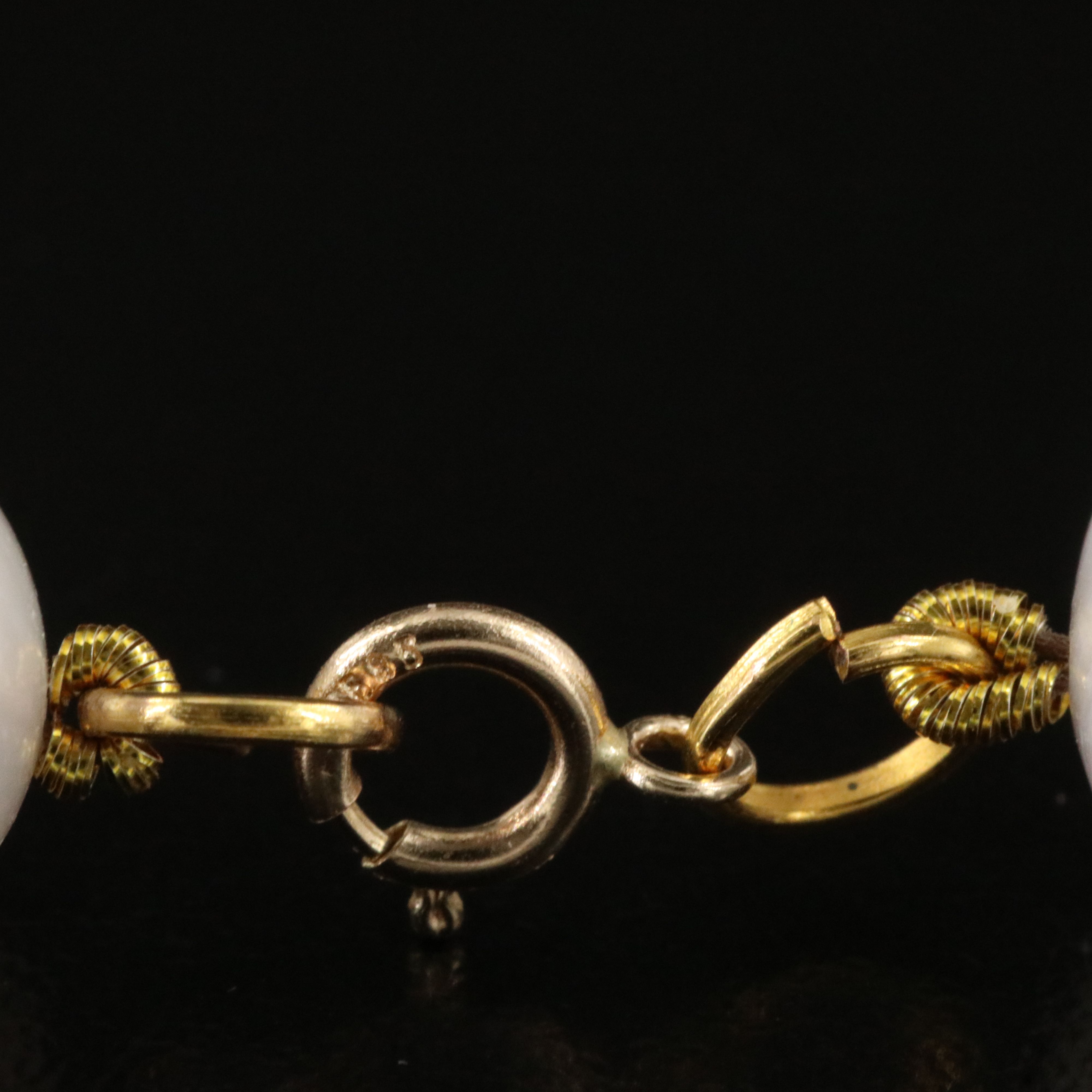 9.00 × 10.00 MM Pearl Necklace with 14K Clasp