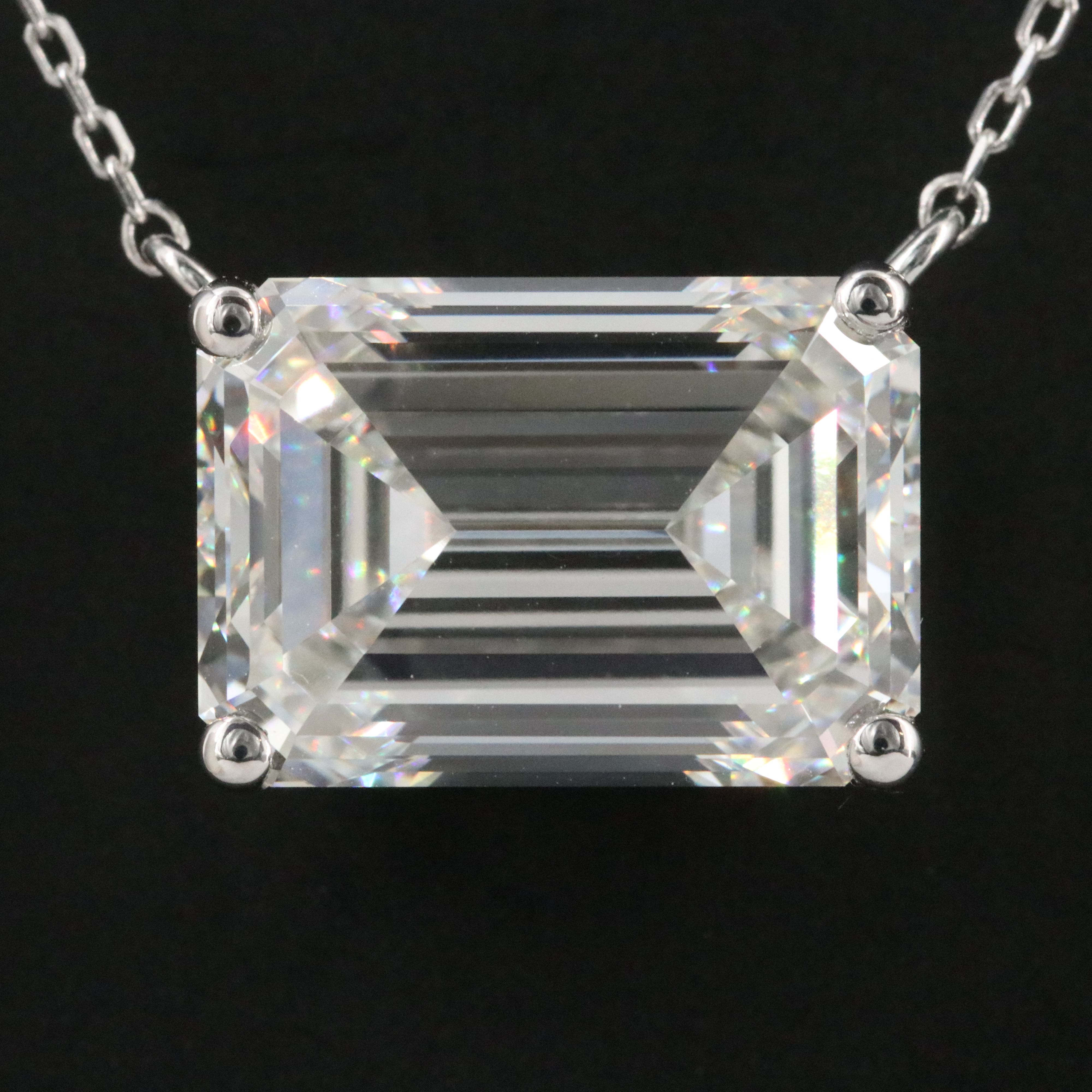 14K 10.14 CT Lab Grown Diamond Necklace with IGI Report