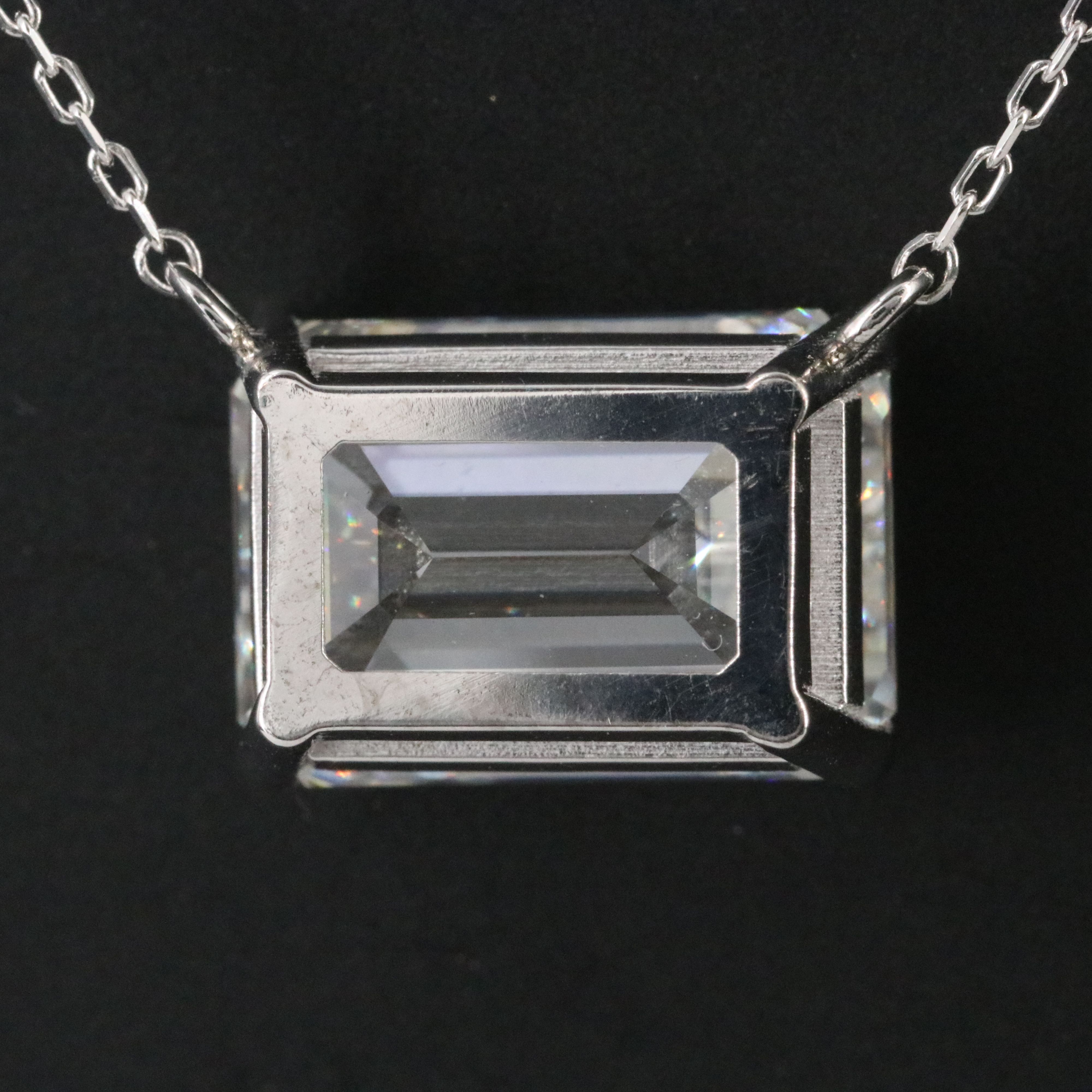 14K 10.14 CT Lab Grown Diamond Necklace with IGI Report