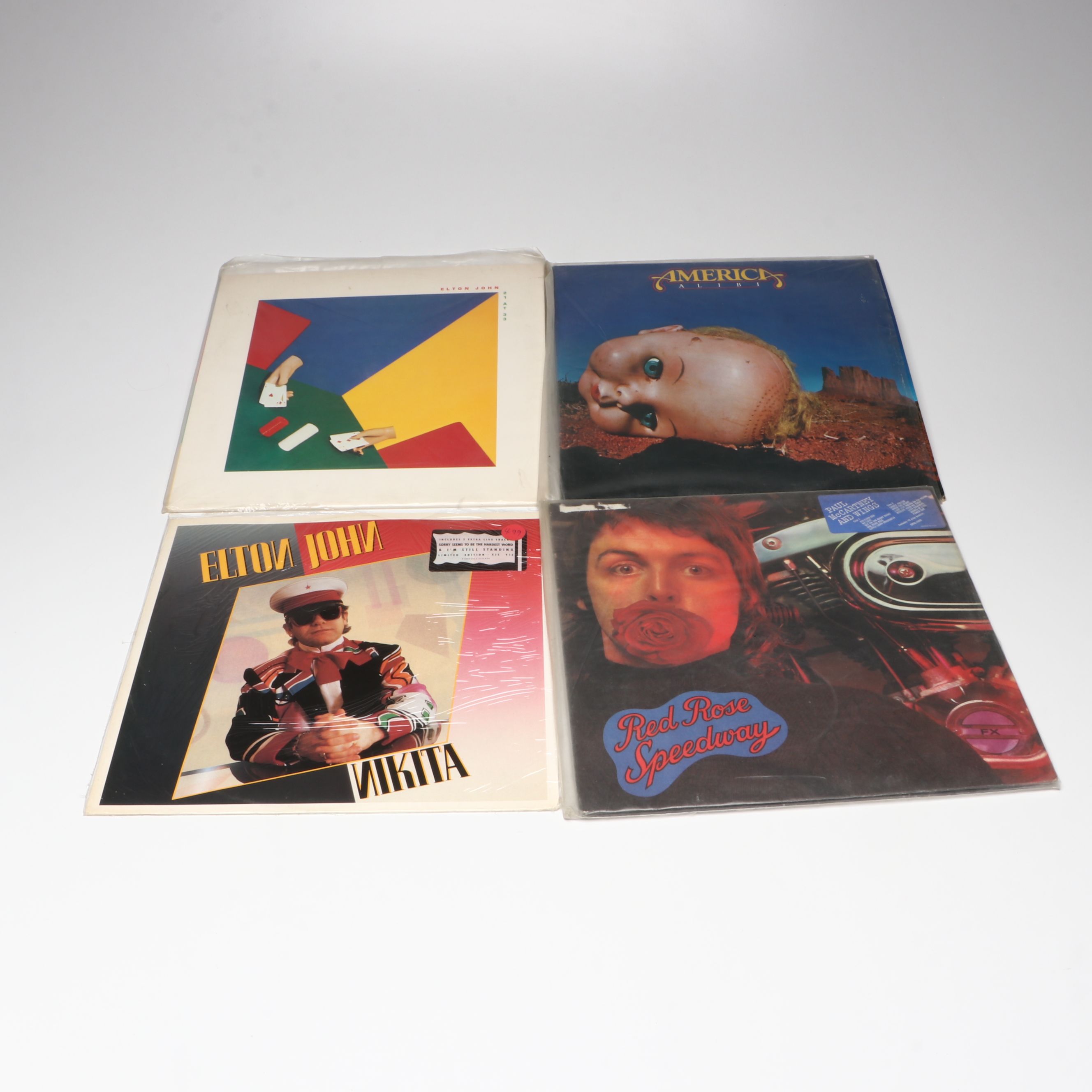 Elton John, Aretha Franklin, Jefferson Starship and Other Vinyl Record Albums