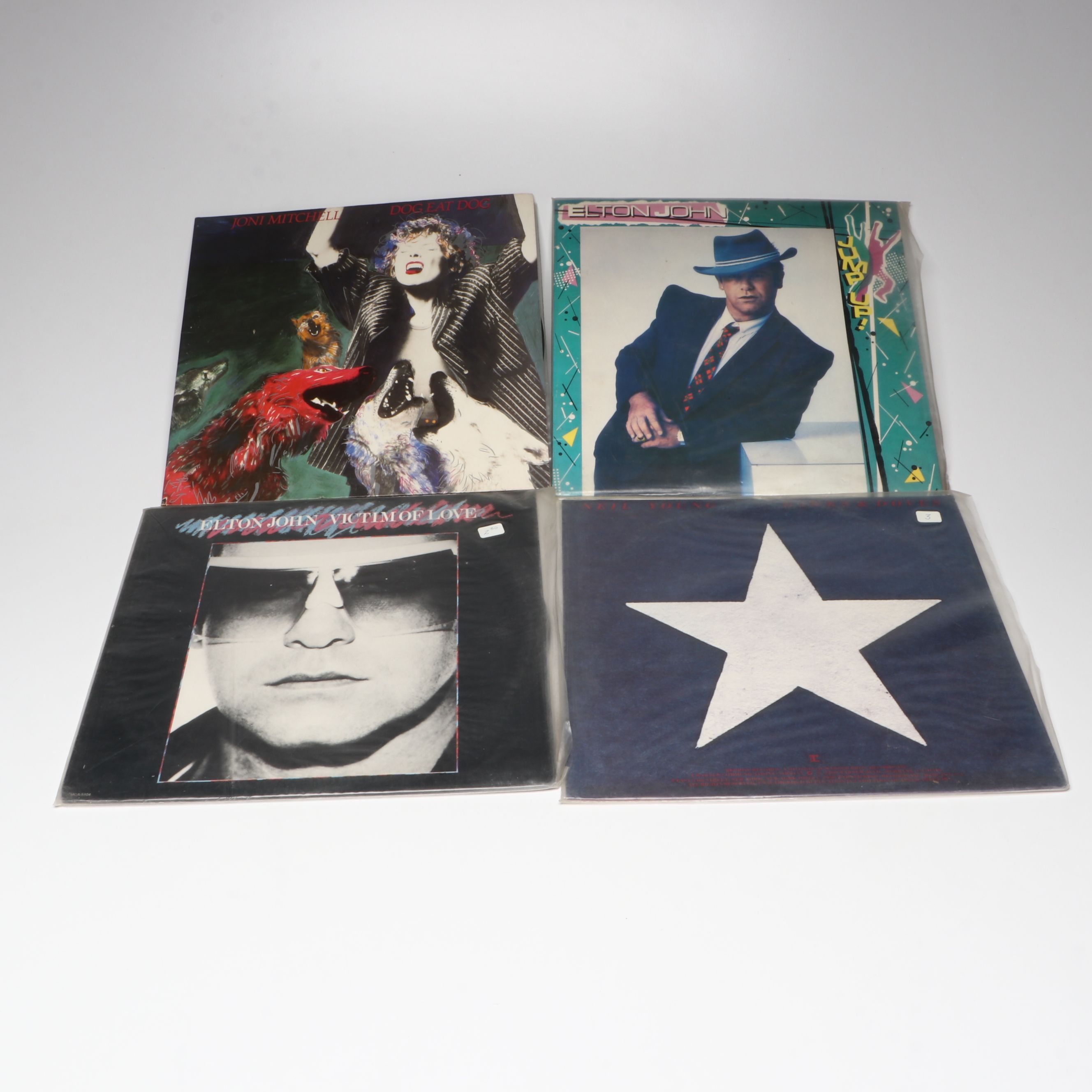 Elton John, Aretha Franklin, Jefferson Starship and Other Vinyl Record Albums