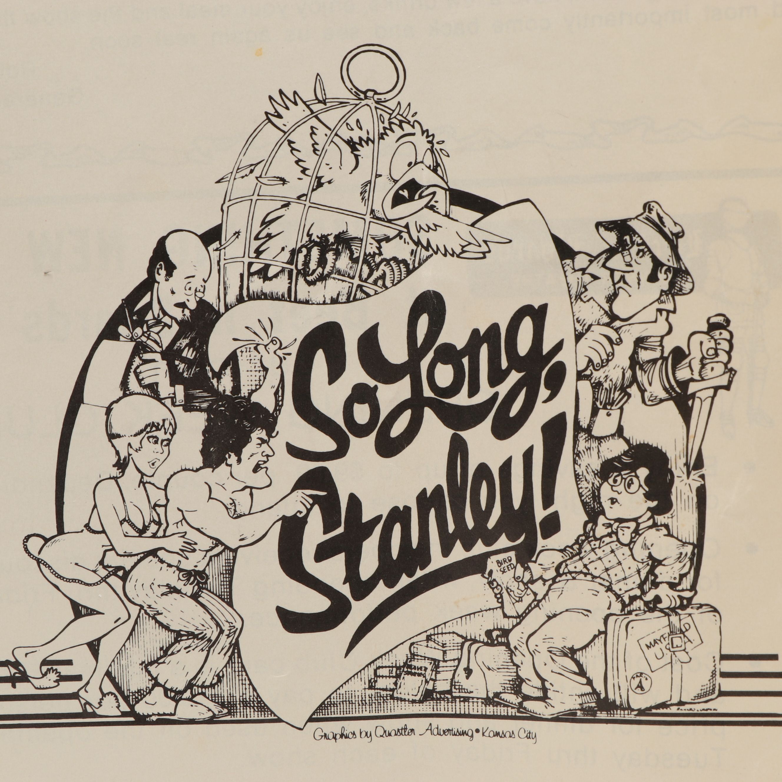 1946 American Airlines Schedule with Signed Theatre Program and Prints