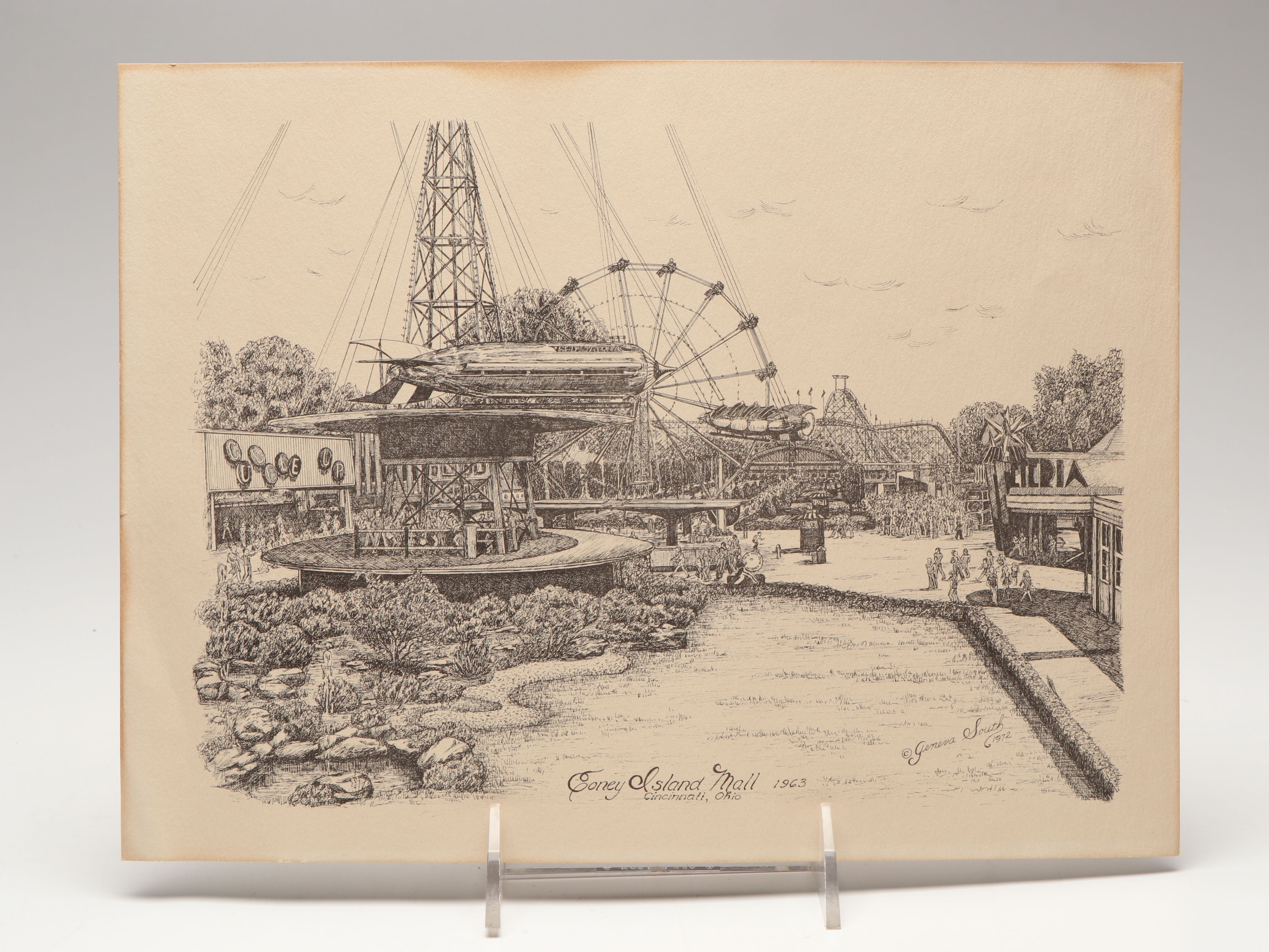 1946 American Airlines Schedule with Signed Theatre Program and Prints