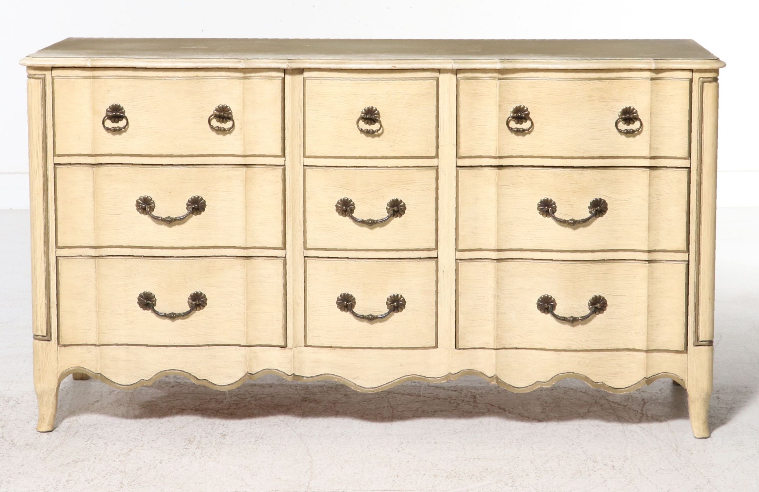 Five-Piece French Provincial Style Bedroom Suite, Mid to Late 20th Century