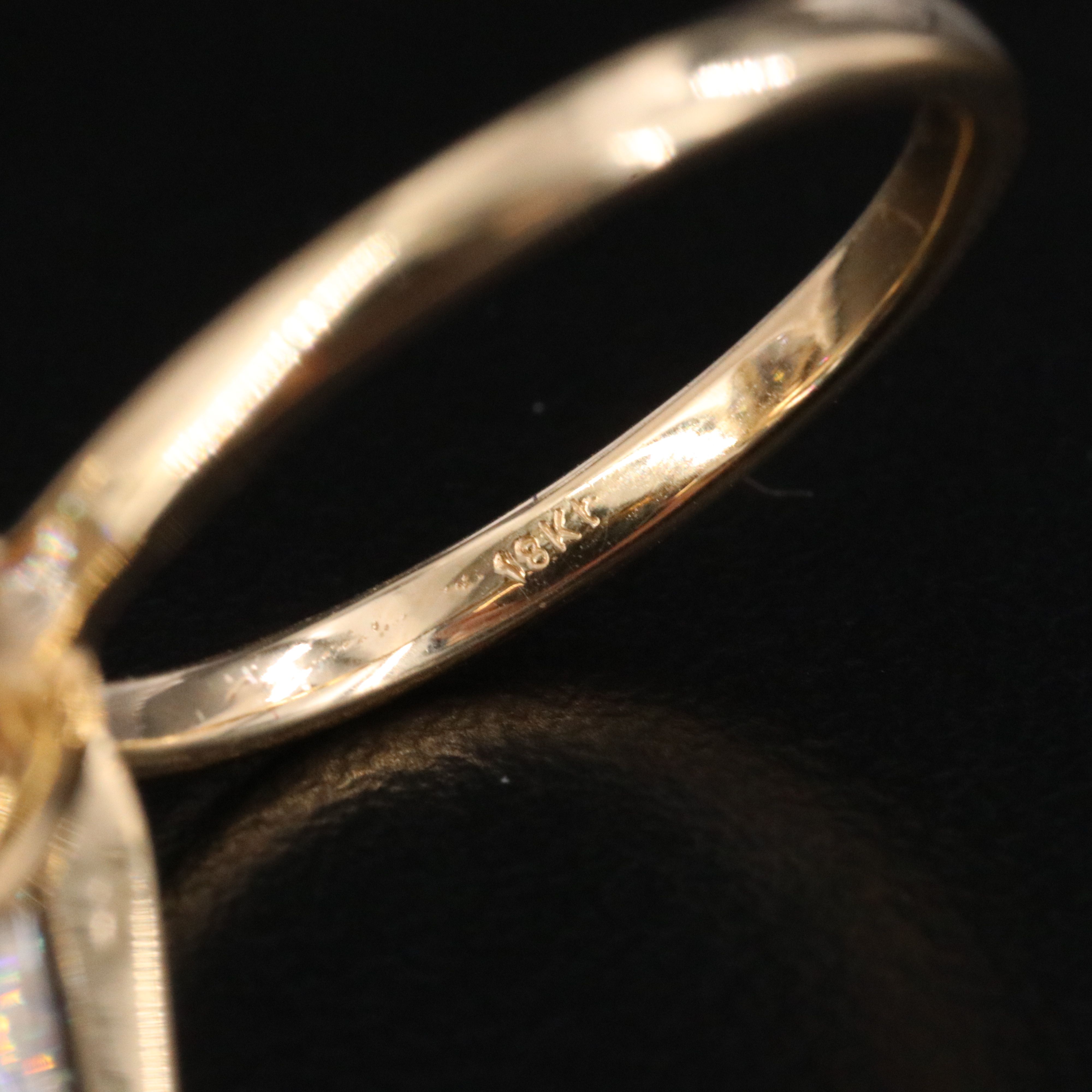 18K 7.46 CT Lab Grown Diamond Solitaire Ring with IGI Report