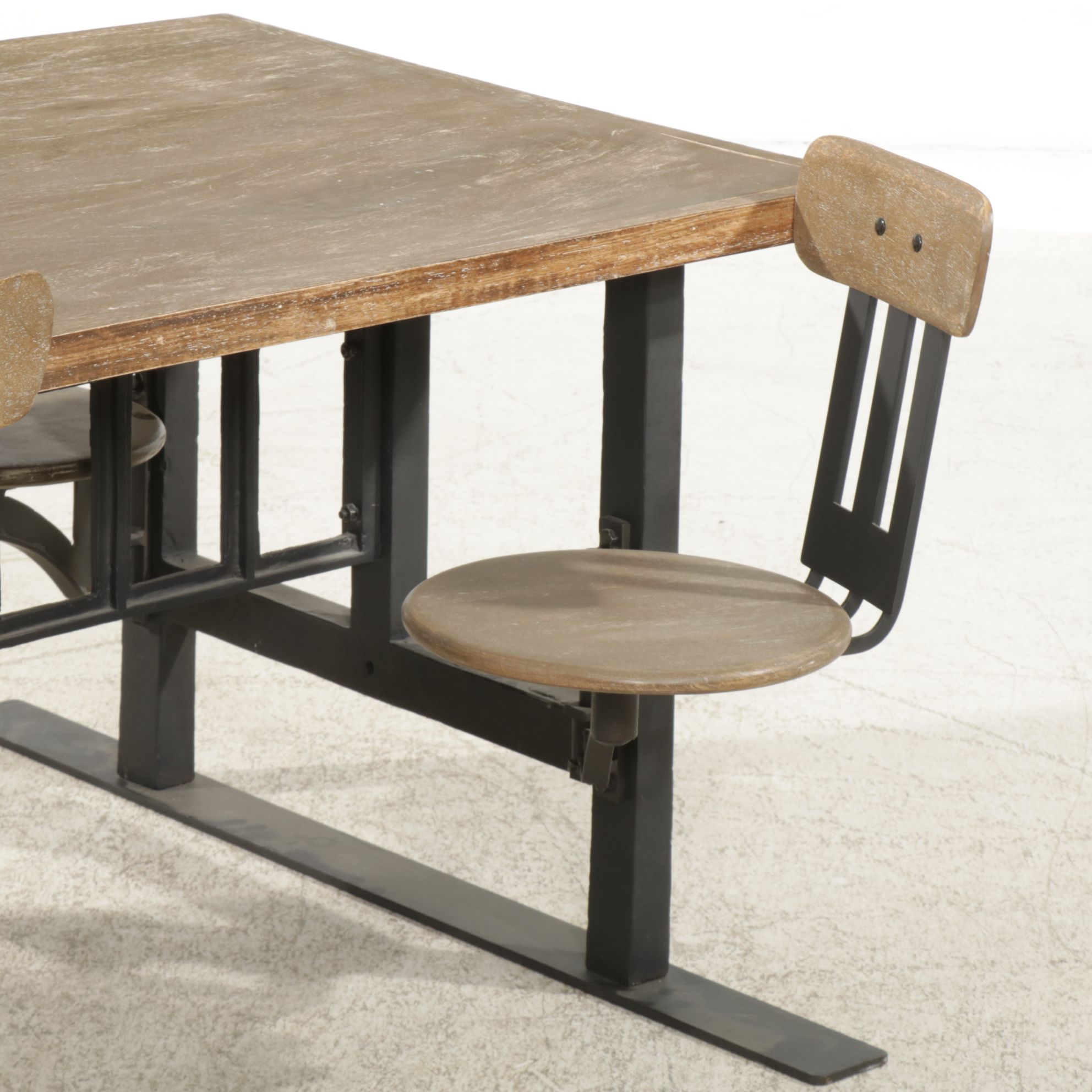 Restoration Hardware Child's Dining Table with Swing-Out Seats