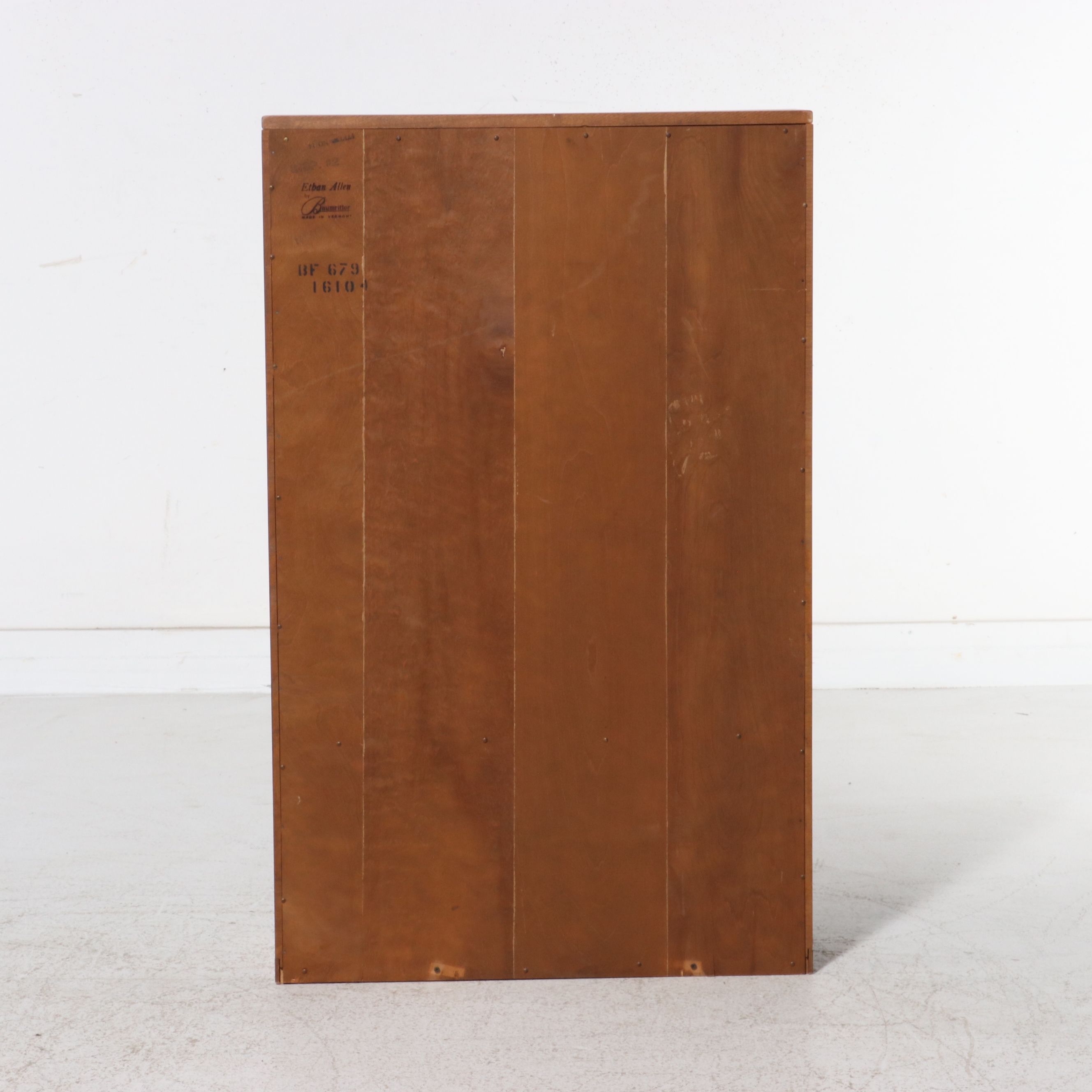 Ethan Allen Baumritter Birch Two-Piece Open Hutch Bookcase, Mid to Late 20th C.