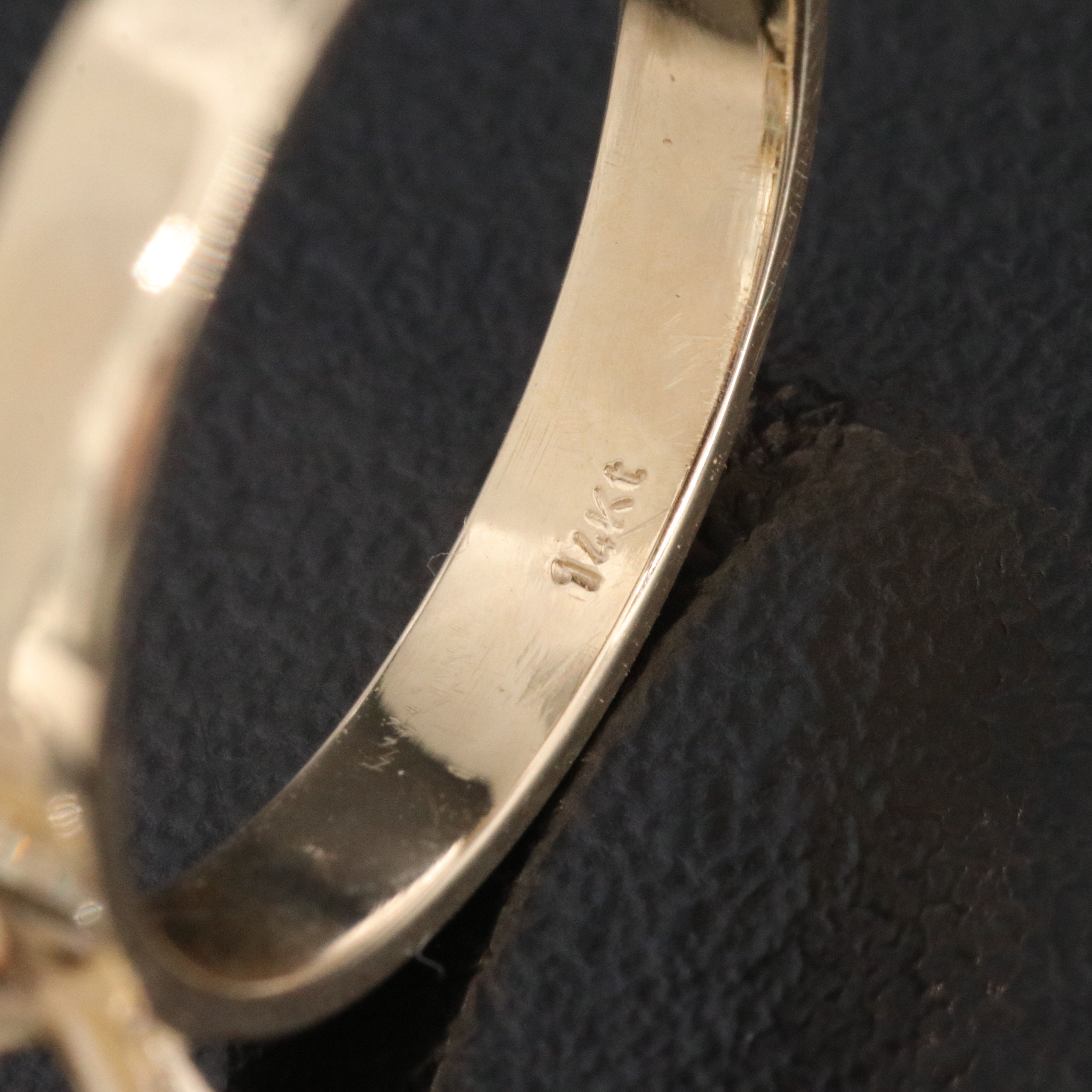 14K 7.28 CT Lab Grown Diamond Solitaire Ring with IGI Report