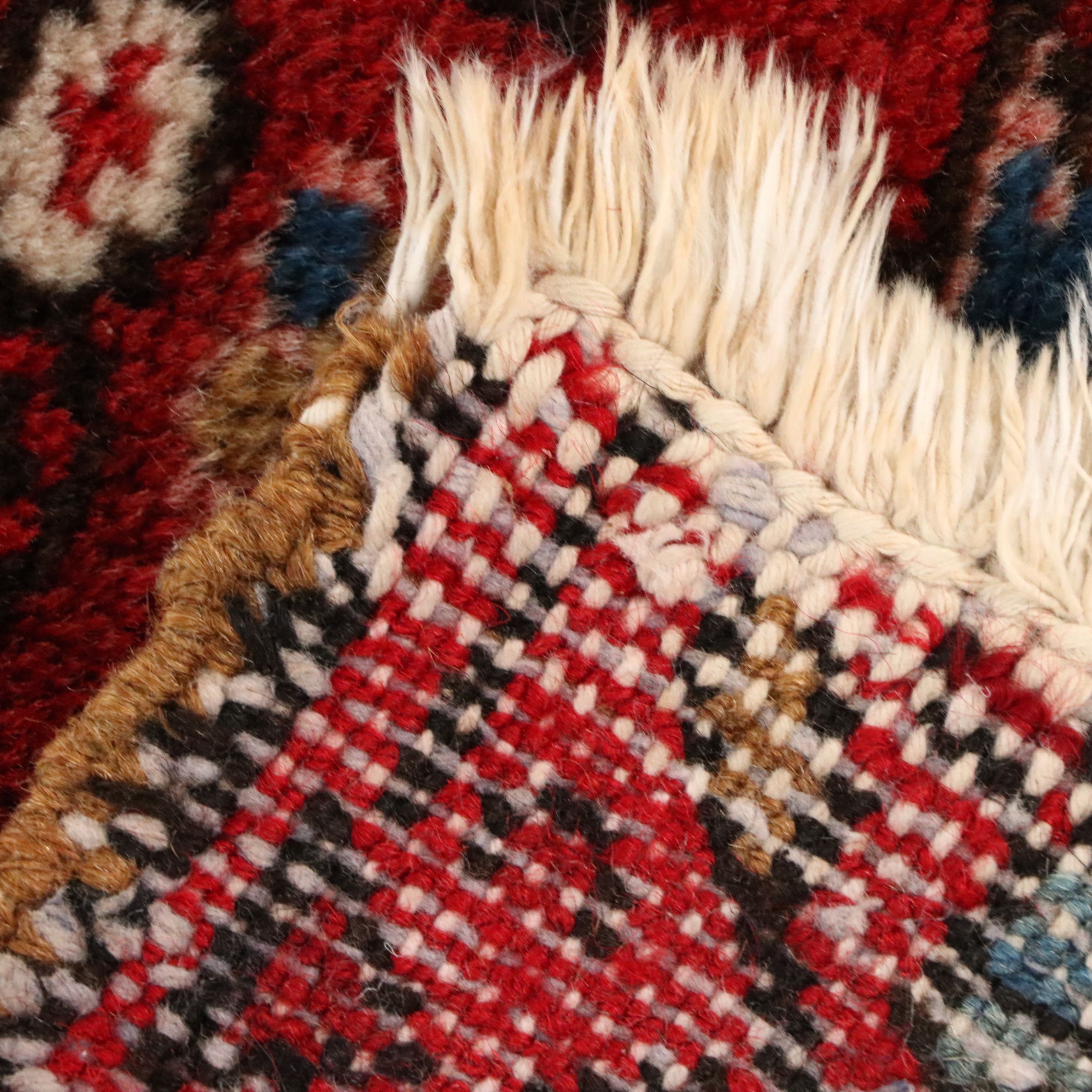 9'6 x 12'10 Hand-Knotted Persian Heriz Room-Sized Rug