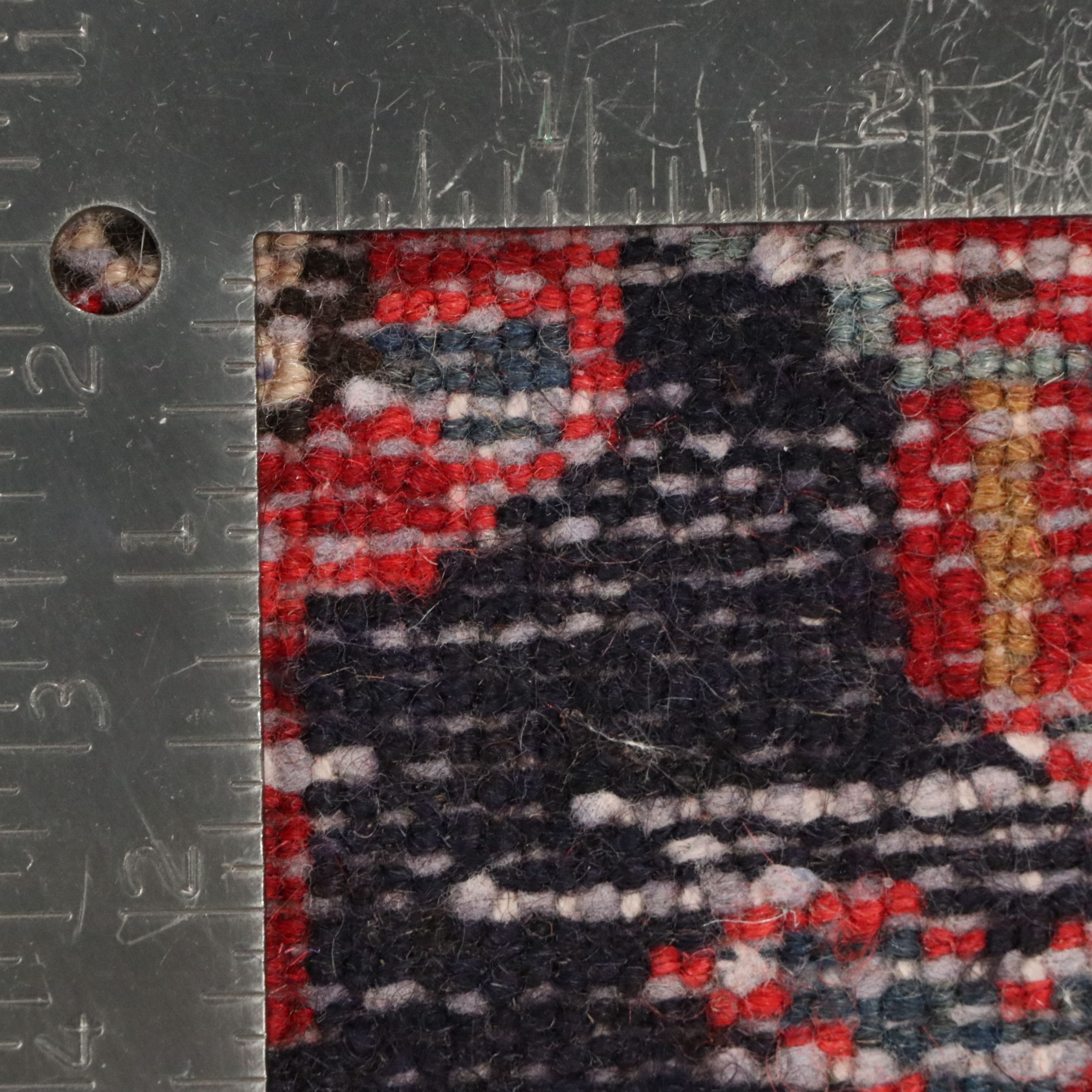 9'6 x 12'10 Hand-Knotted Persian Heriz Room-Sized Rug