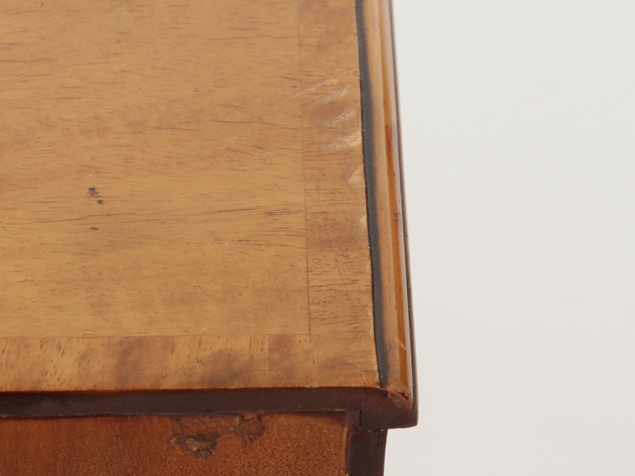 Maitland Smith Miniature Biedermeier Style Knee-hole Desk