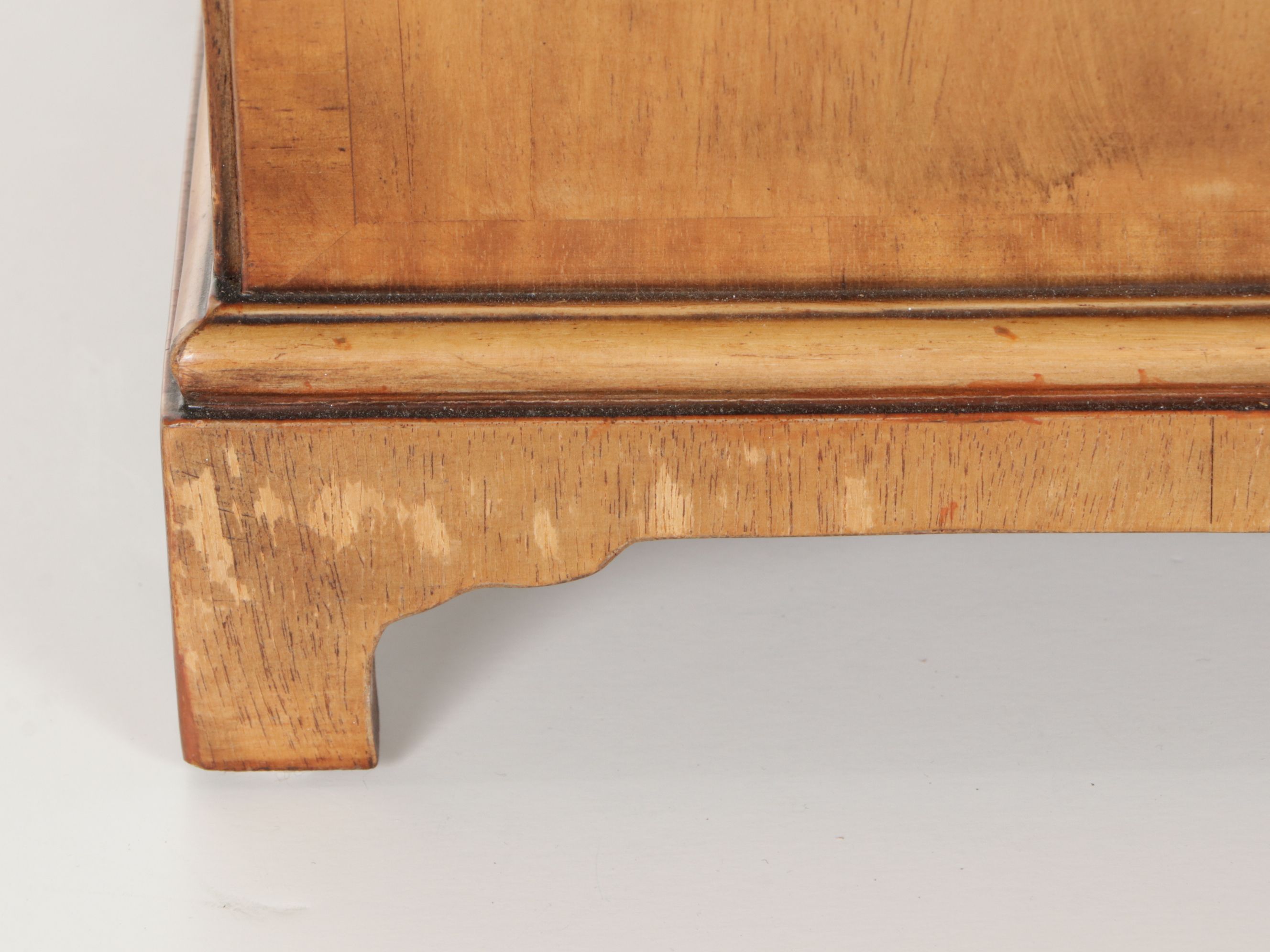 Maitland Smith Miniature Biedermeier Style Knee-hole Desk