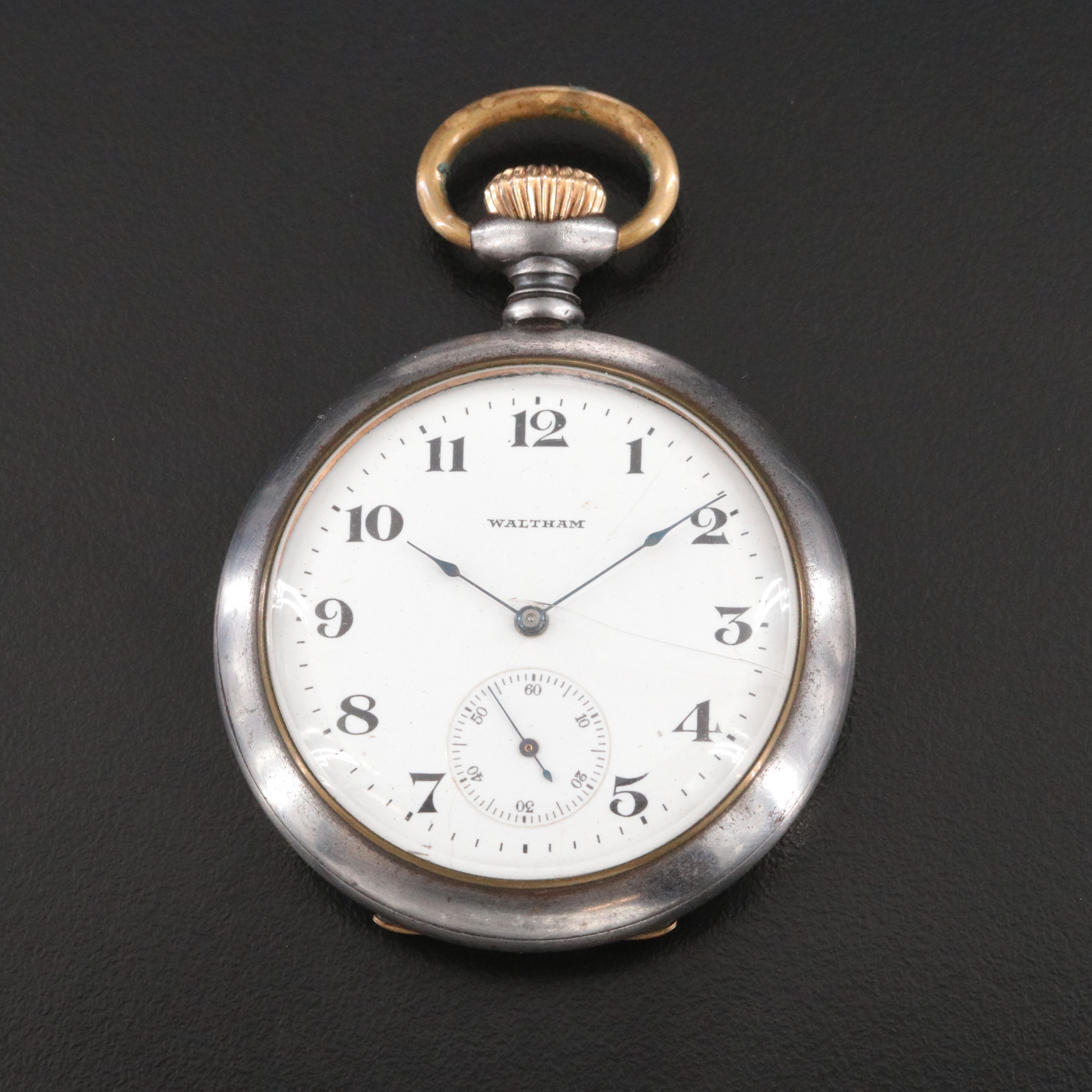 Waltham Riverside Open Face Pocket Watch