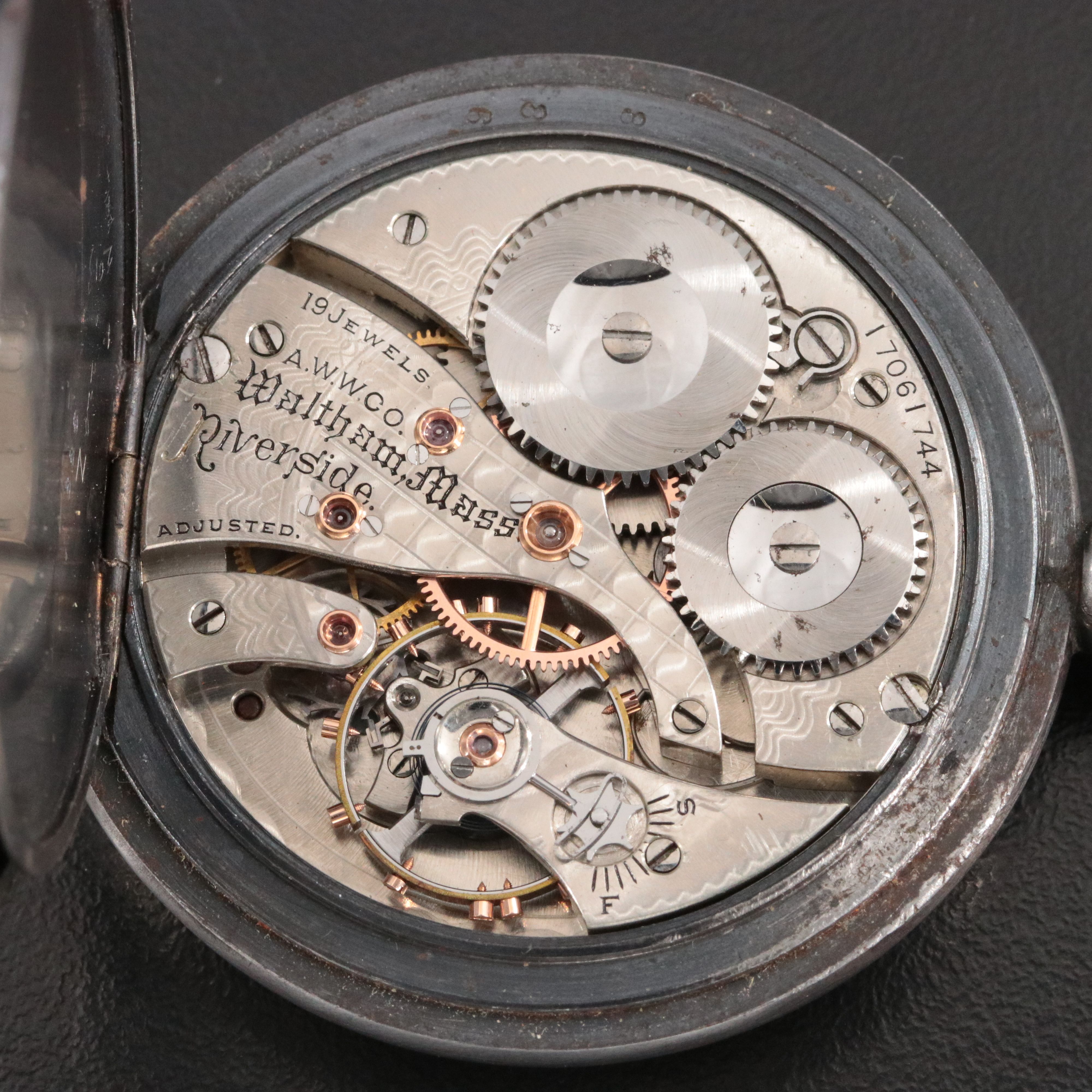 Waltham Riverside Open Face Pocket Watch