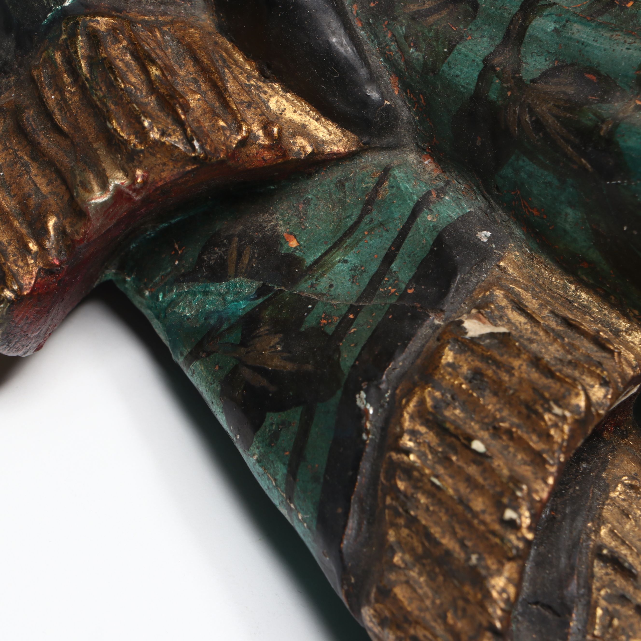 Venetian Blackamoor Wood Corbel, Late 19th/Early 20th Century