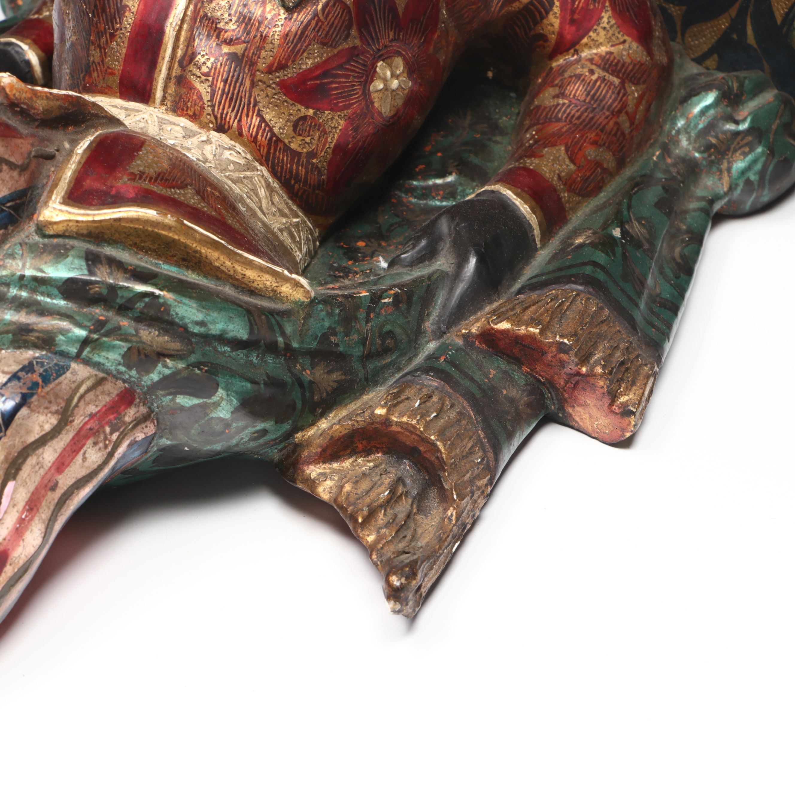 Venetian Blackamoor Wood Corbel, Late 19th/Early 20th Century