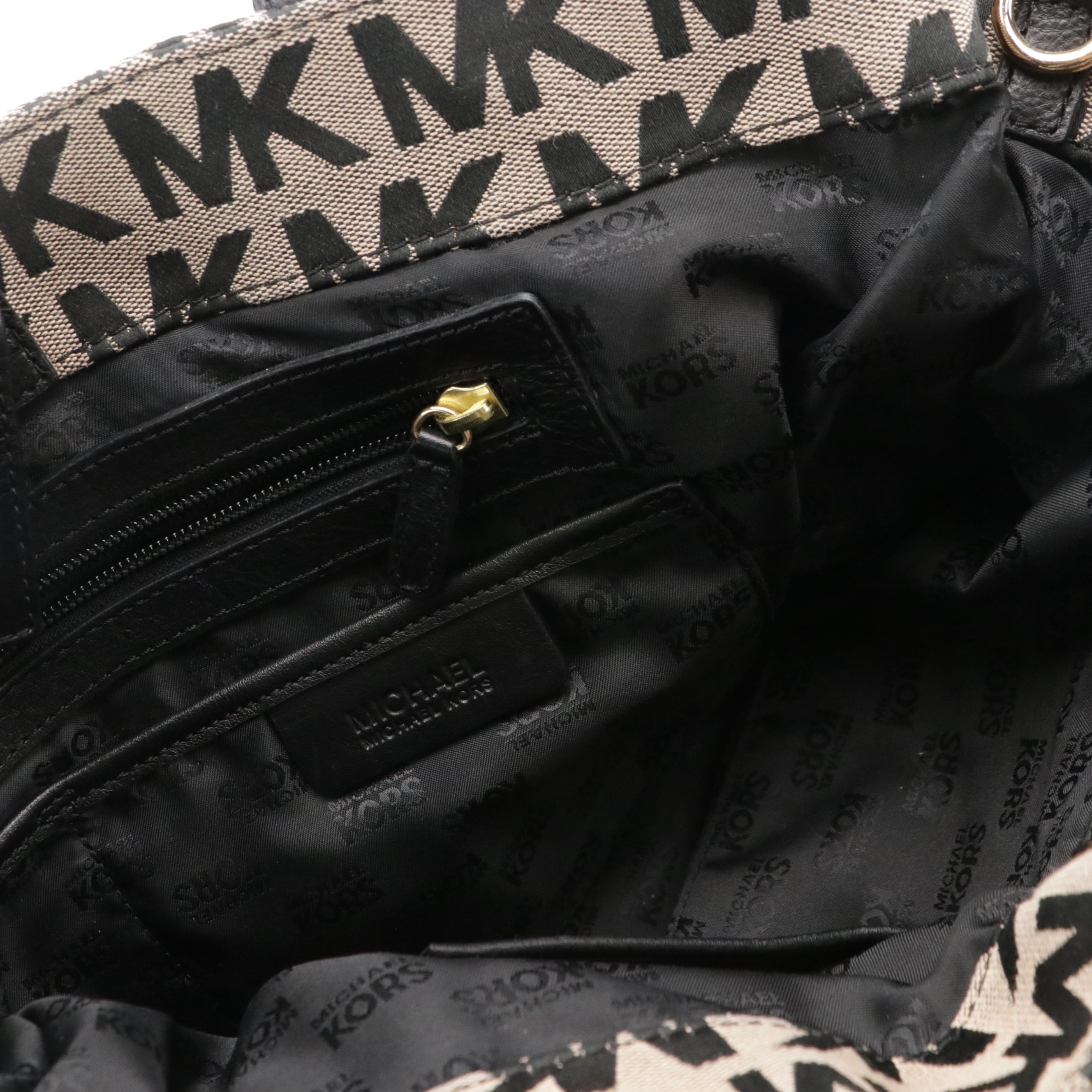 Michael Kors MK Jacquard Canvas Gansevoort & Vera Bradley Boxy Tote Bags