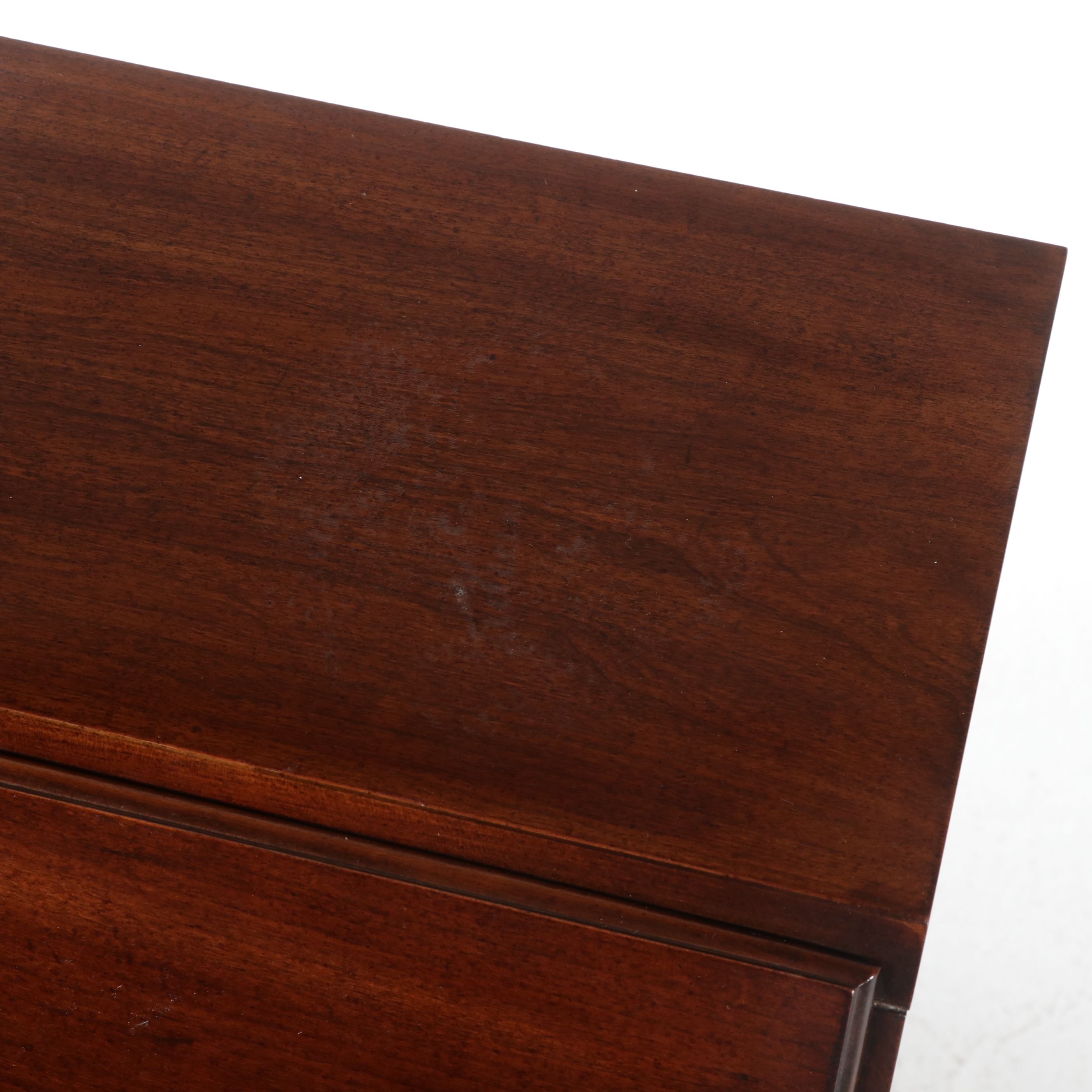 Thomasville Chippendale Style Mahogany Slant-Front Desk, Late 20th Century