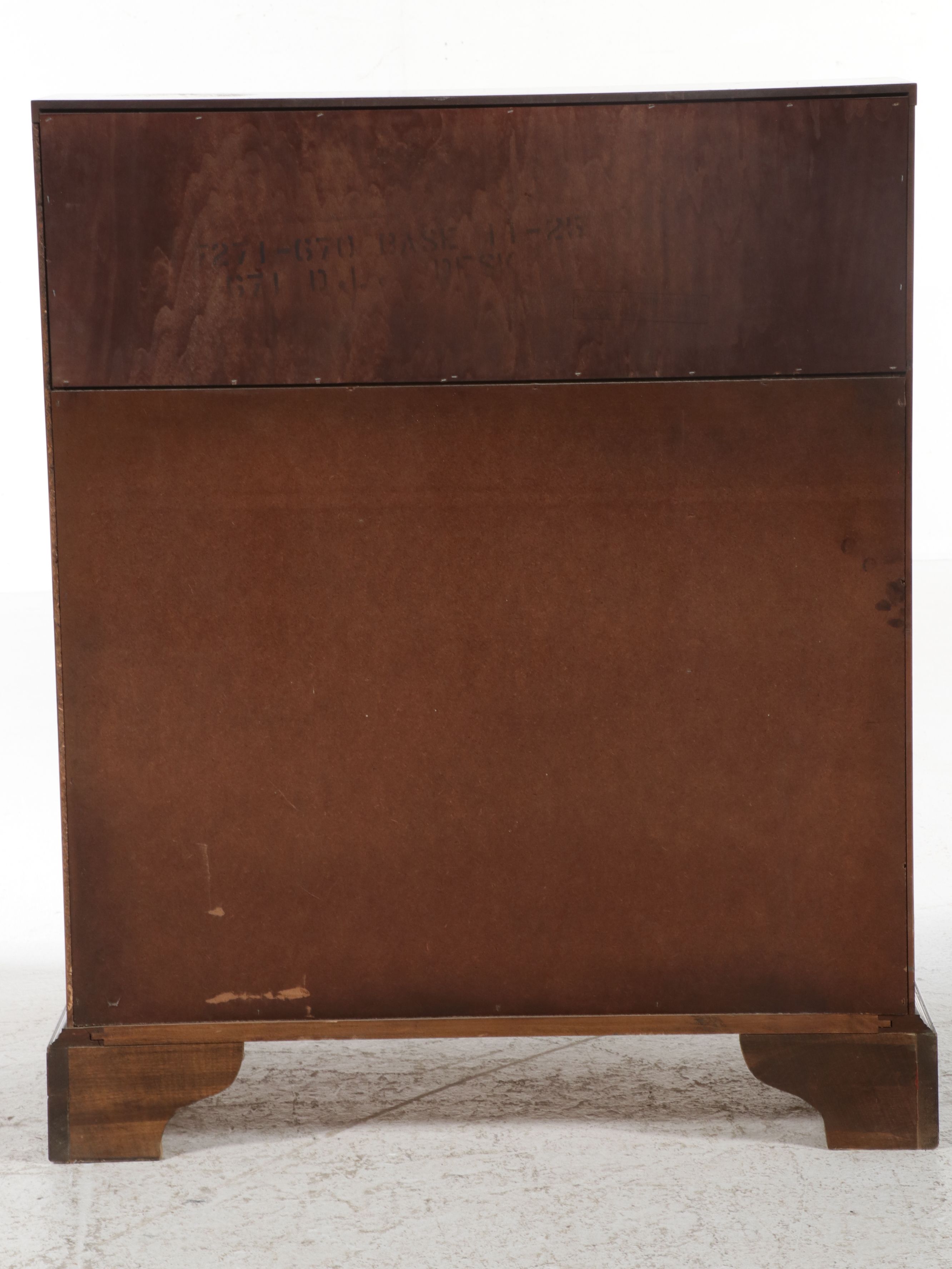 Thomasville Chippendale Style Mahogany Slant-Front Desk, Late 20th Century