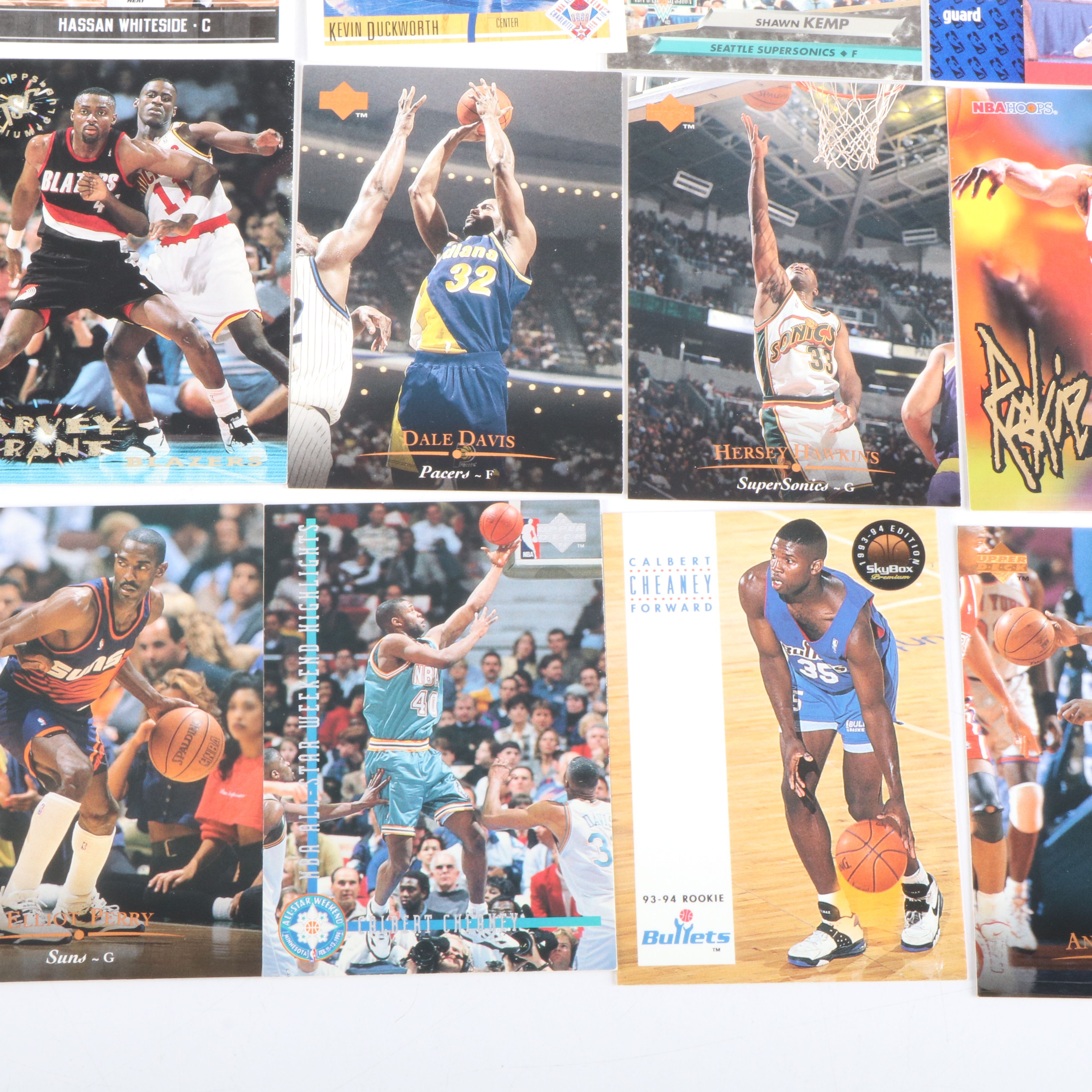 Storage Box of Over 4,000 Basketball Trading Cards and Some Racing Cards