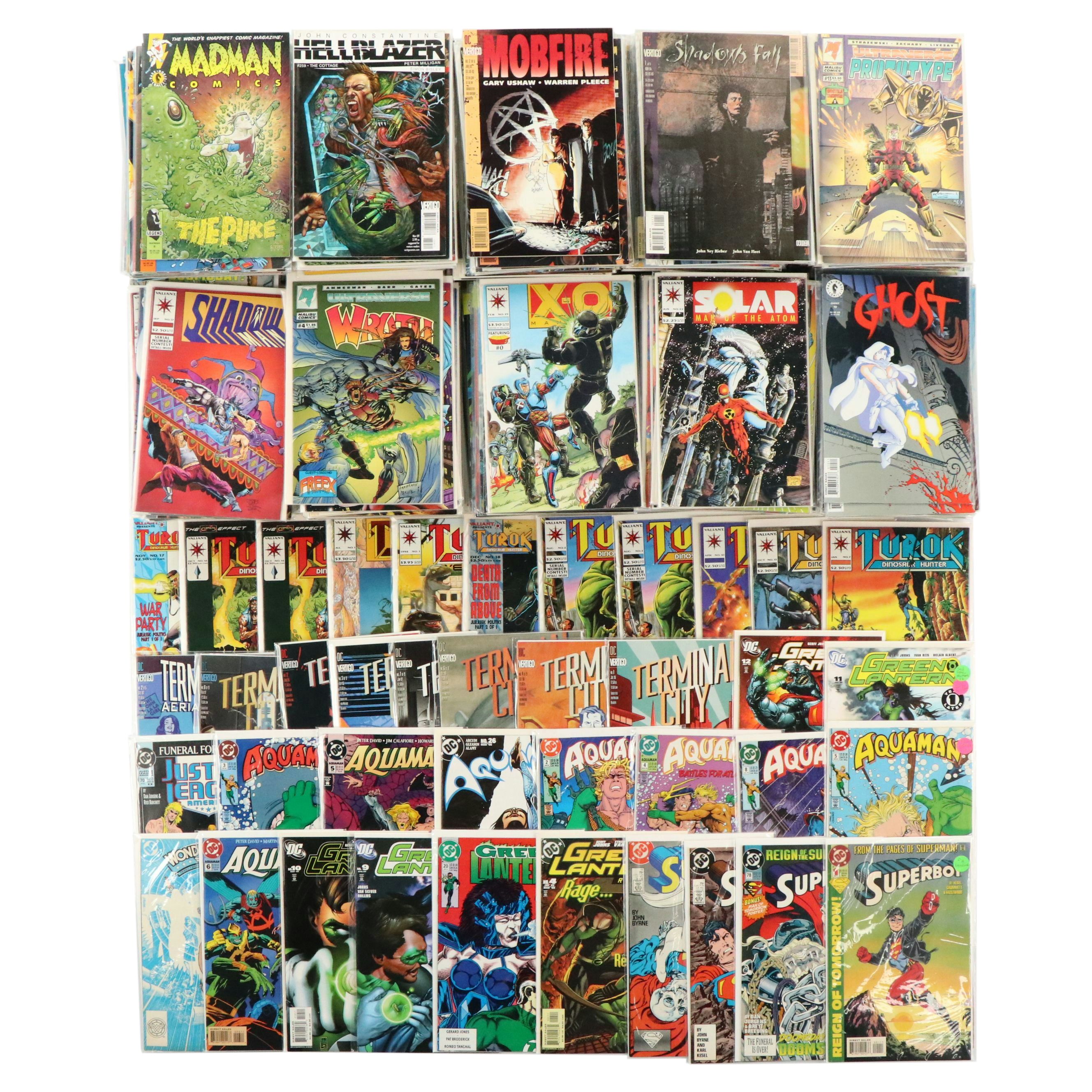 Modern Age DC Comics "Superboy," "Aquaman," and More Comic Books