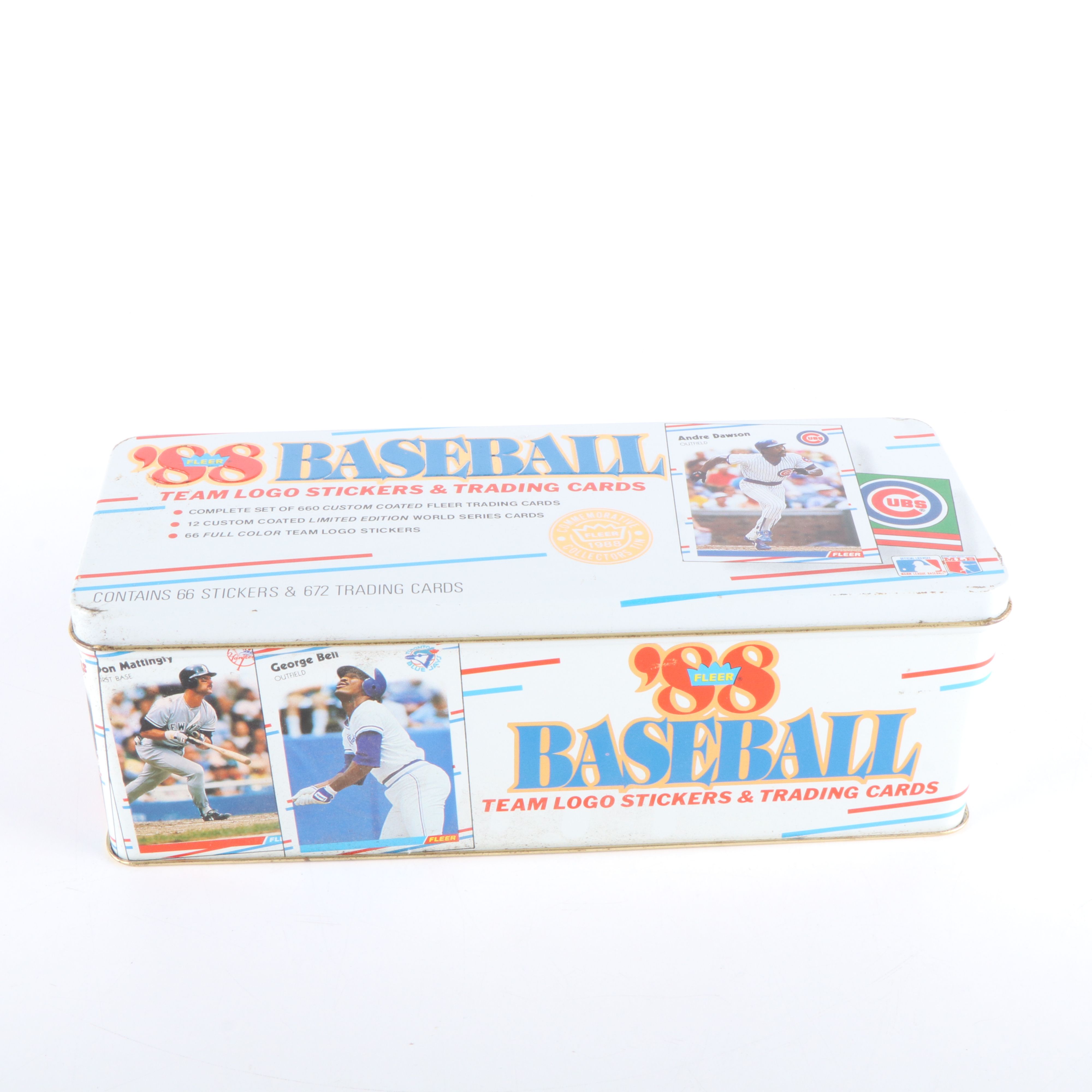 1988 Fleer Baseball Card Set with Reggie Jackson, Barry Larkin, and More