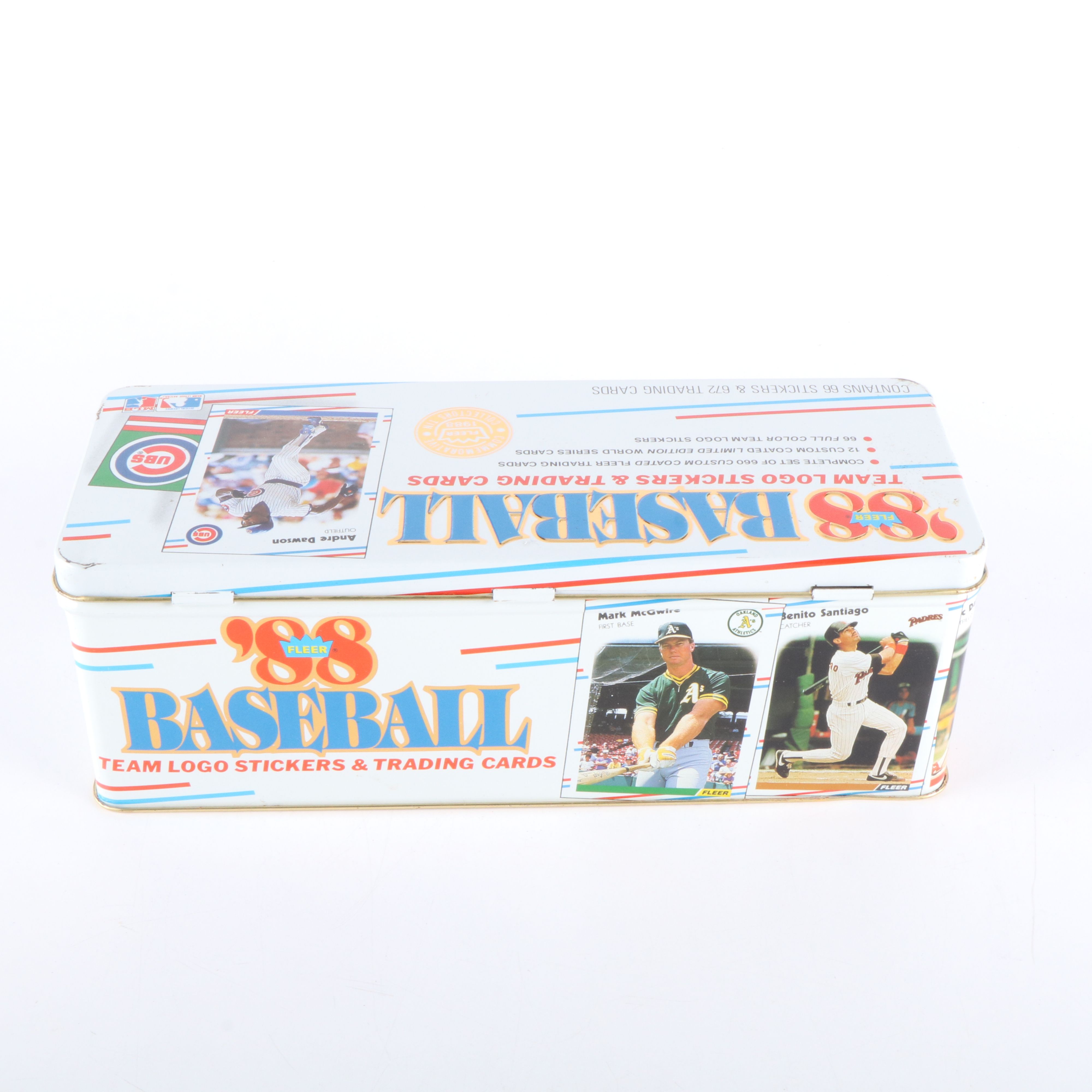 1988 Fleer Baseball Card Set with Reggie Jackson, Barry Larkin, and More