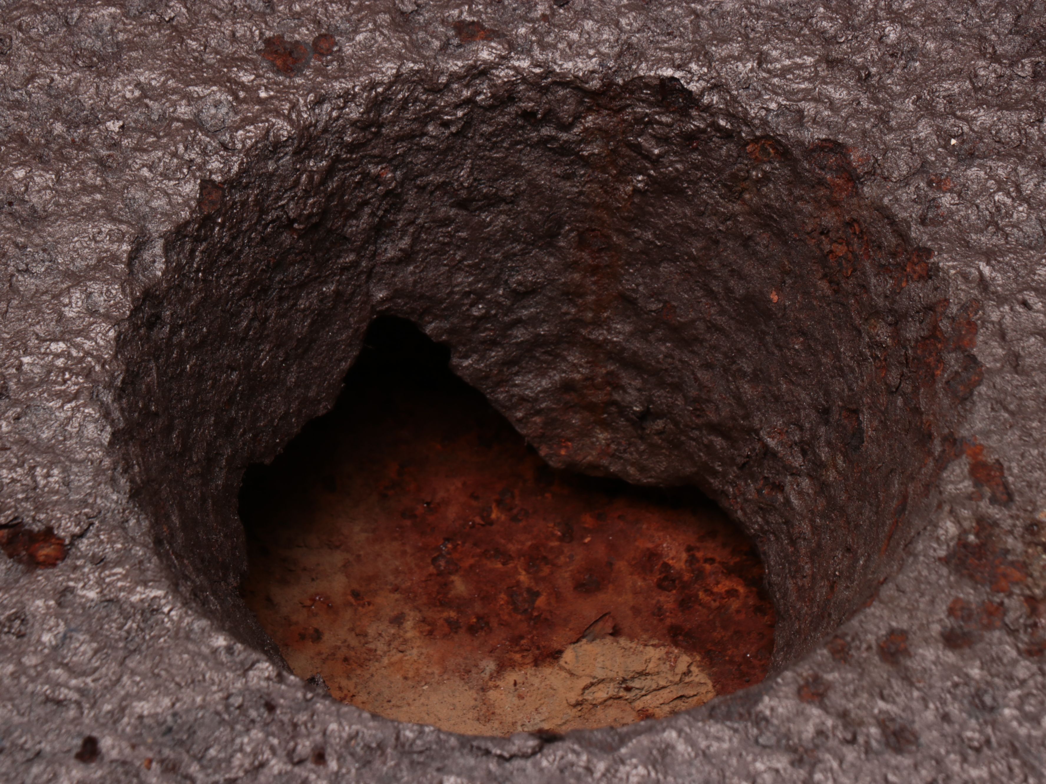 Neoclassical Style Painted Cast Metal Urn