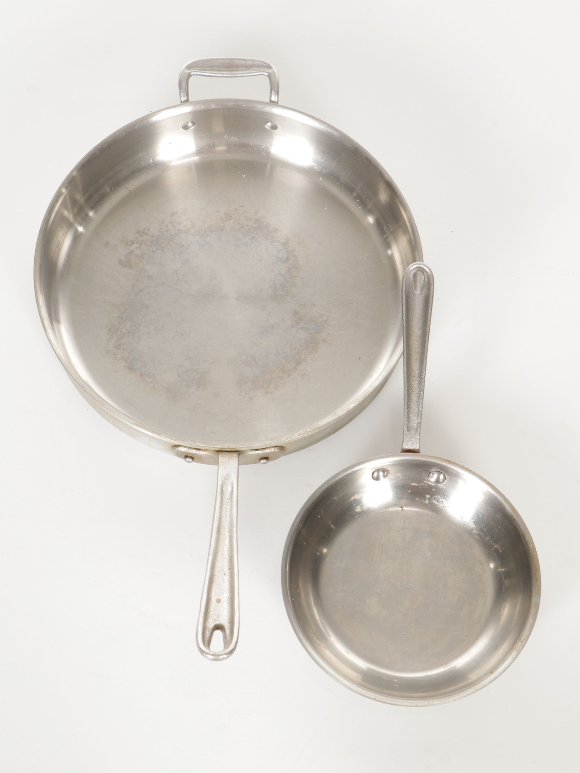 All-Clad Master Chef Stainless Steel Cookware Set with Wall-Mount Shelf & Hooks