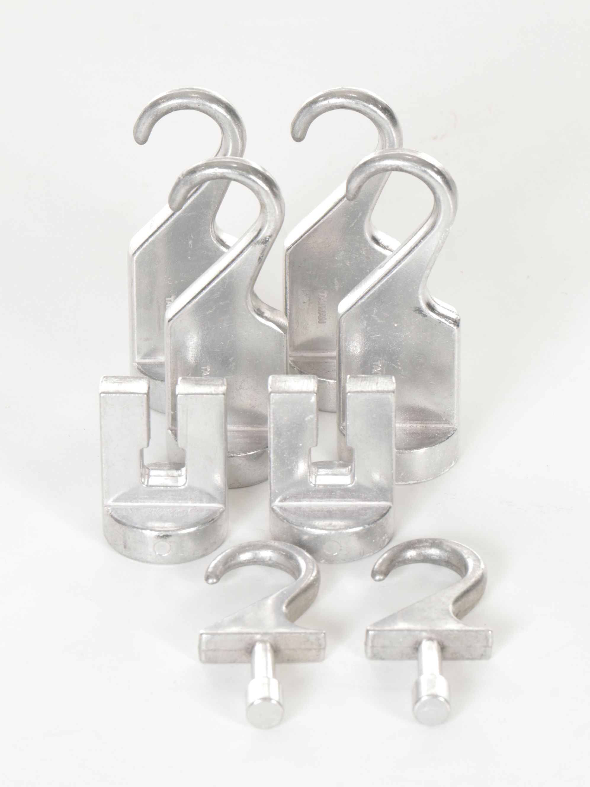 All-Clad Master Chef Stainless Steel Cookware Set with Wall-Mount Shelf & Hooks