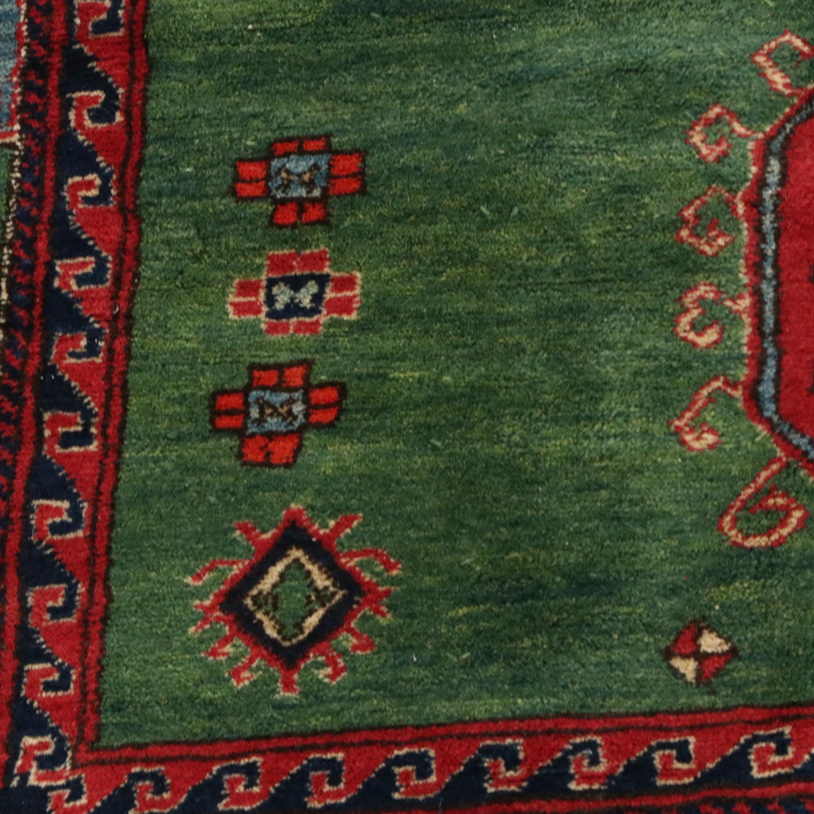 6'3 x 7'7 Hand-Knotted Caucasian Baku Area Rug