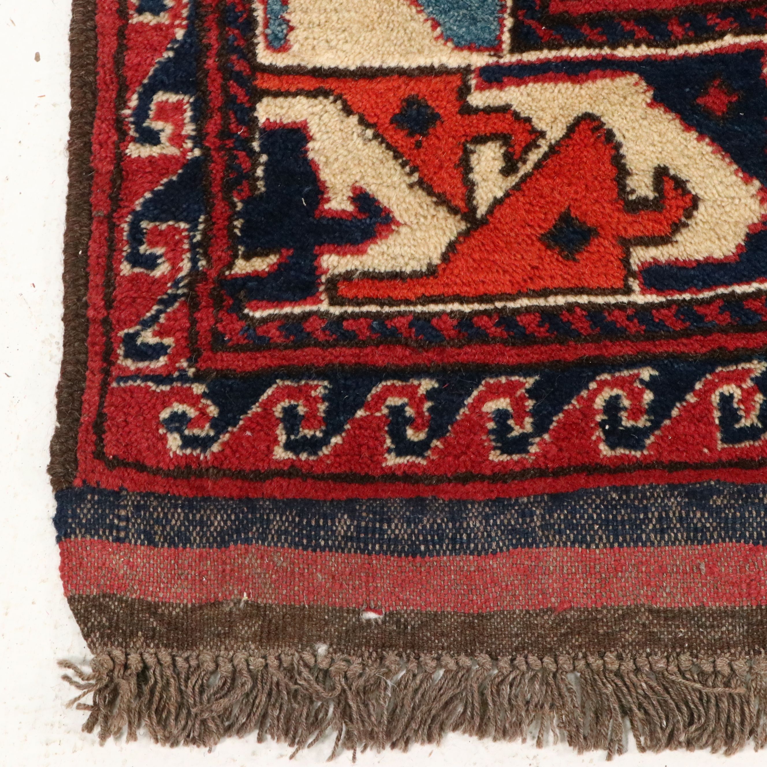 6'3 x 7'7 Hand-Knotted Caucasian Baku Area Rug